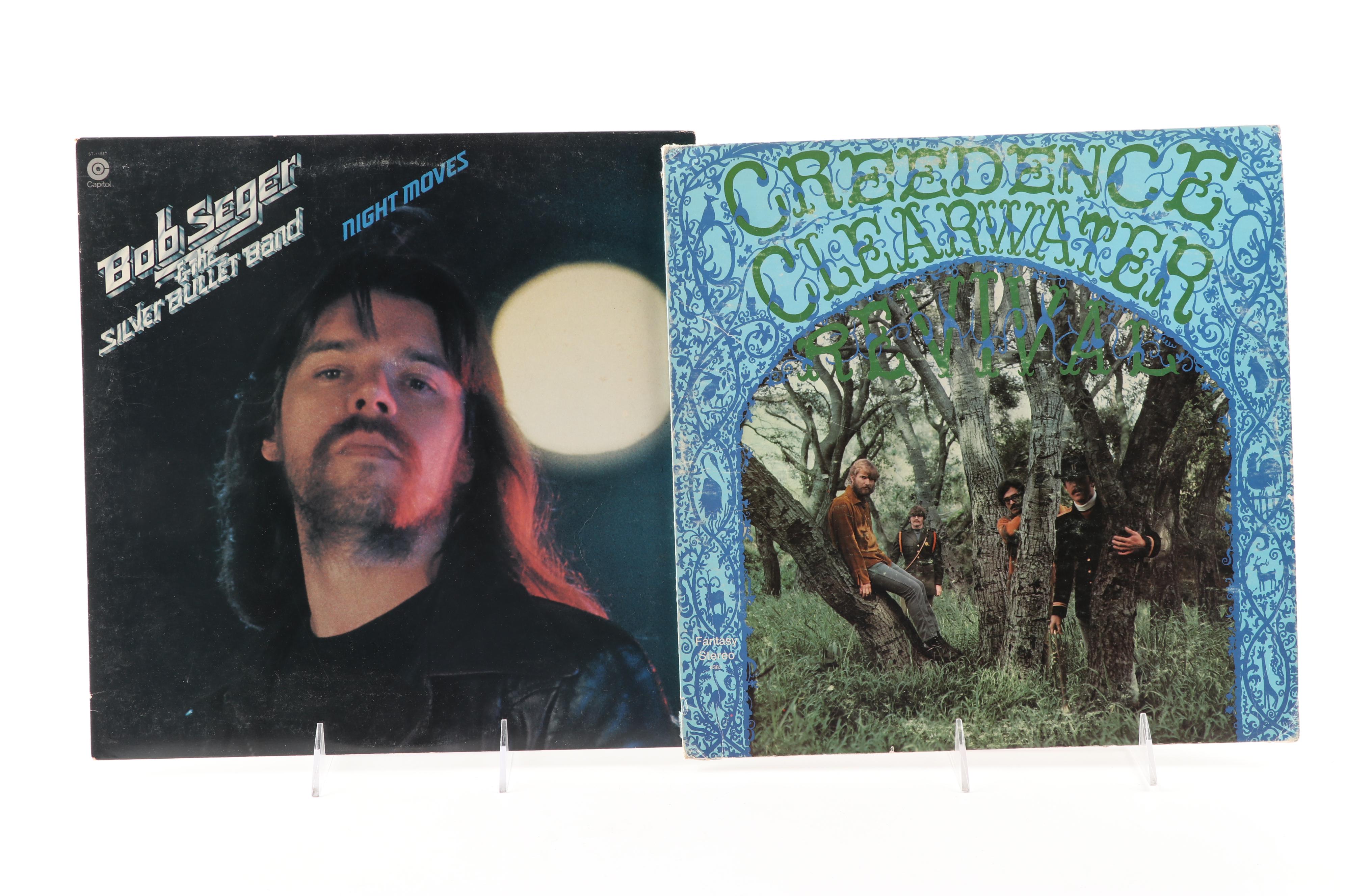 Rock LPs including The Beatles, Jethro Tull, and The Who