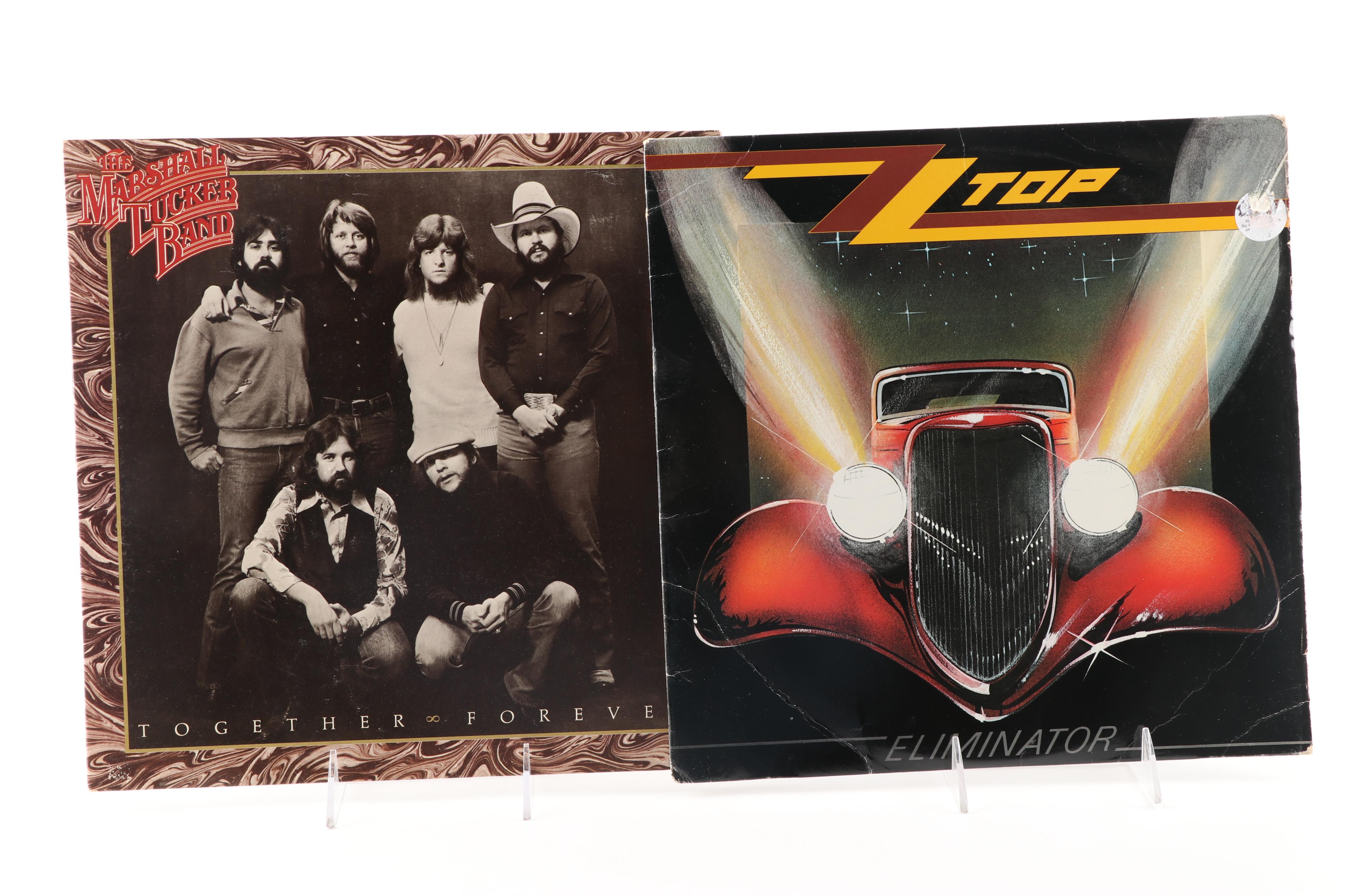 Rock LPs including The Beatles, Jethro Tull, and The Who