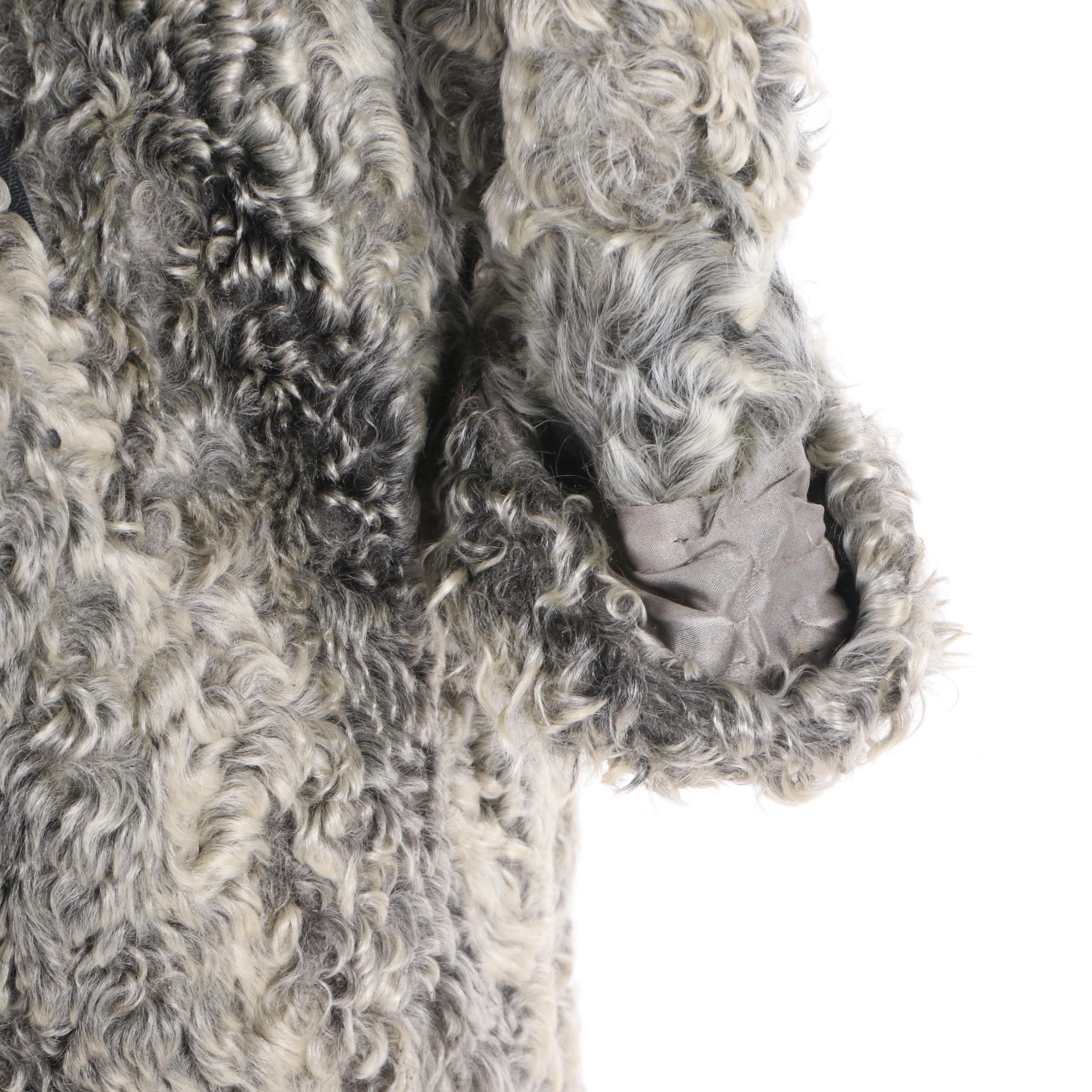 Women's Furs by Freedman Grey Persian Lamb Fur Coat, Vintage