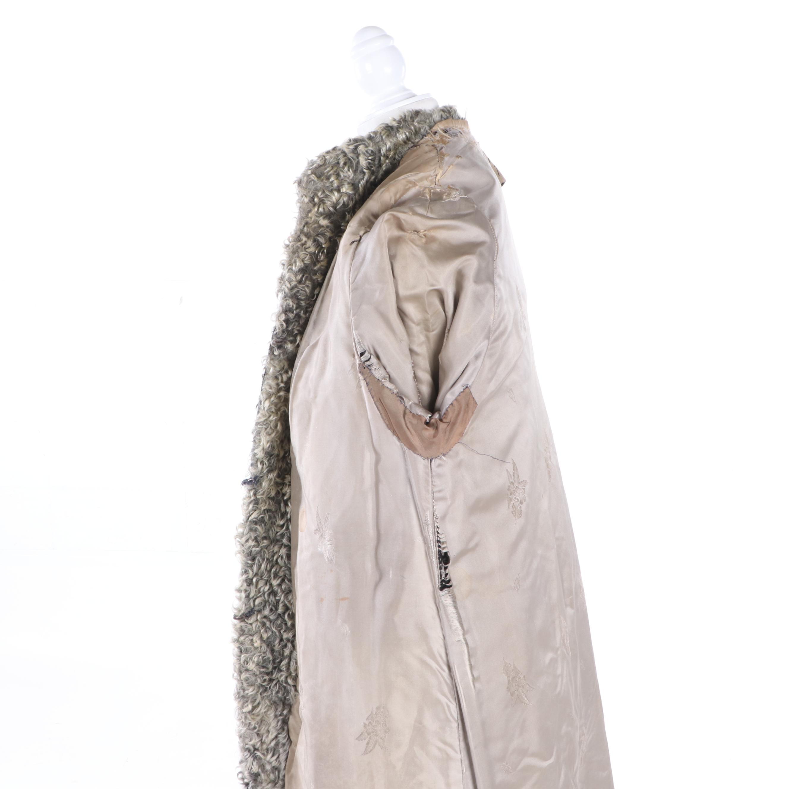 Women's Furs by Freedman Grey Persian Lamb Fur Coat, Vintage
