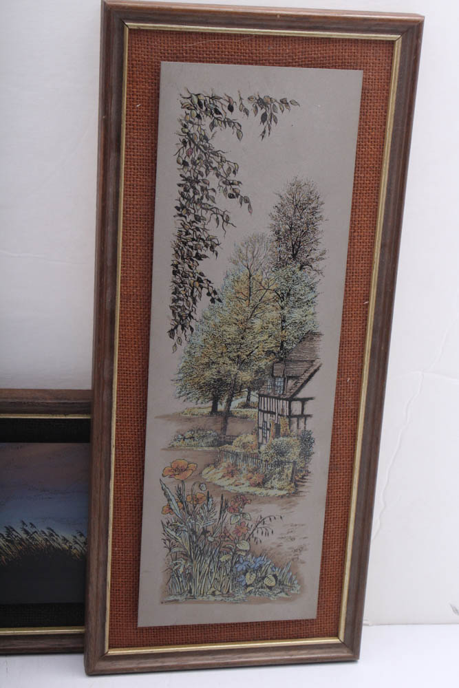 Jo and Estelle Parish Titanium Color Etchings