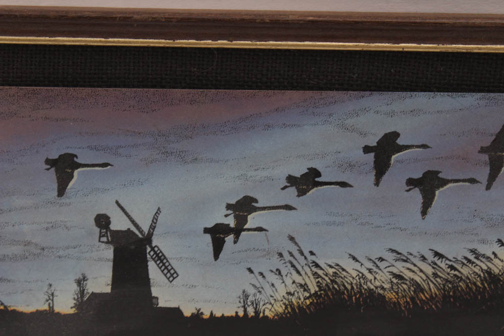 Jo and Estelle Parish Titanium Color Etchings