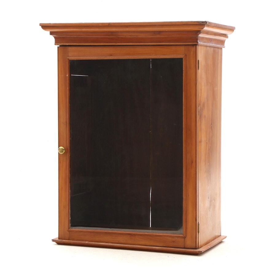 Cherry Display Cabinet, Circa Mid-19th Century