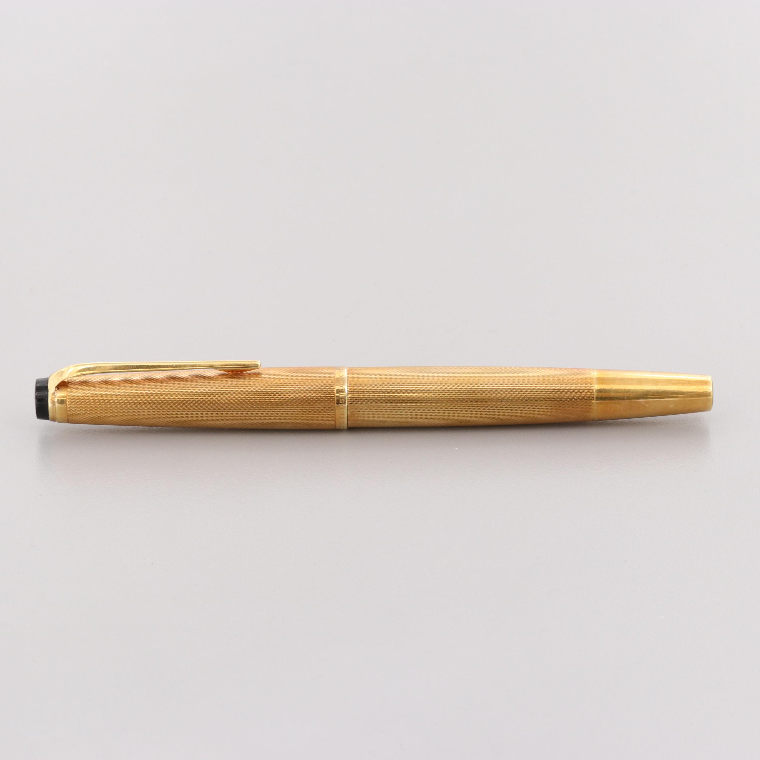 Montblanc Meisterstück 18K Yellow Gold Fountain Pen