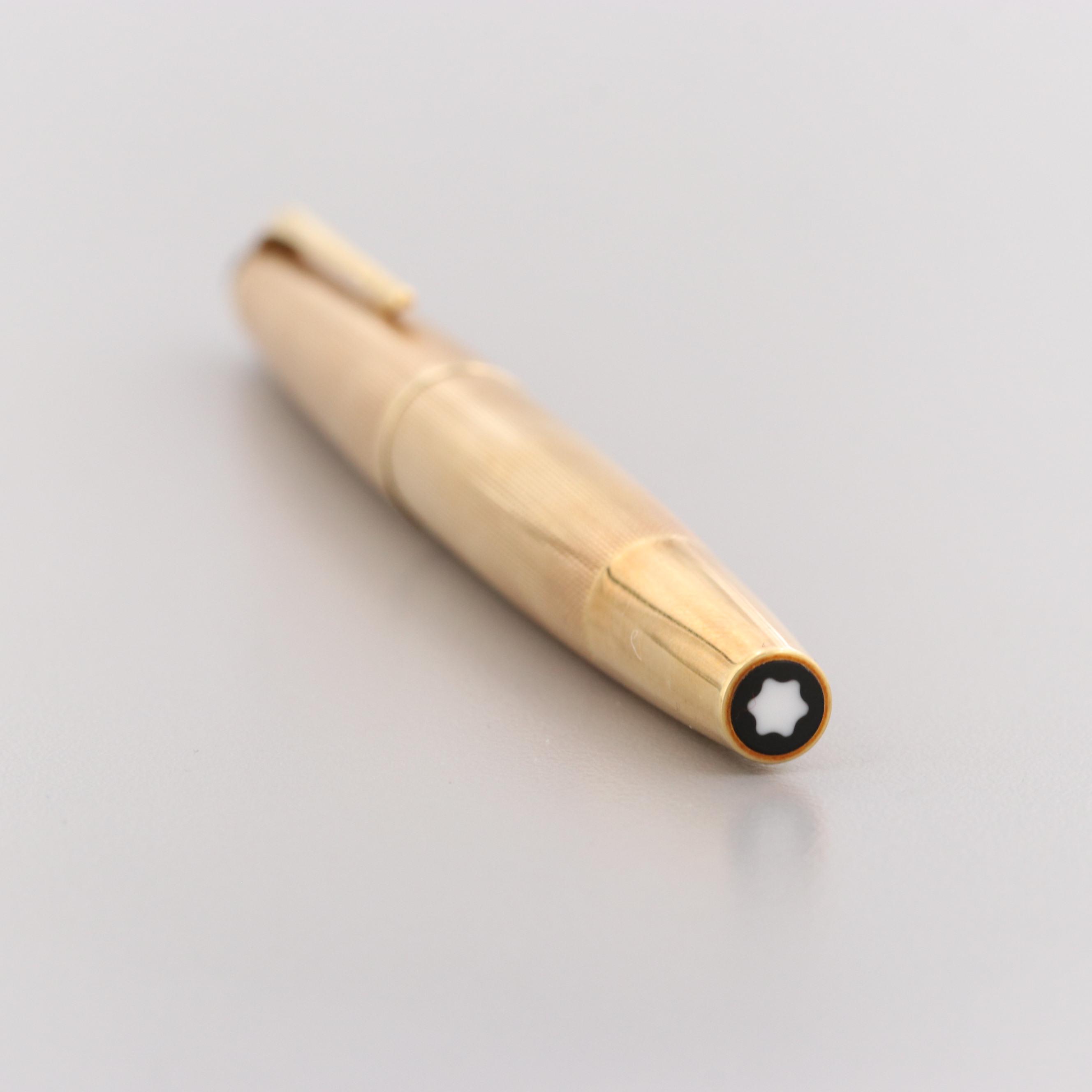 Montblanc Meisterstück 18K Yellow Gold Fountain Pen