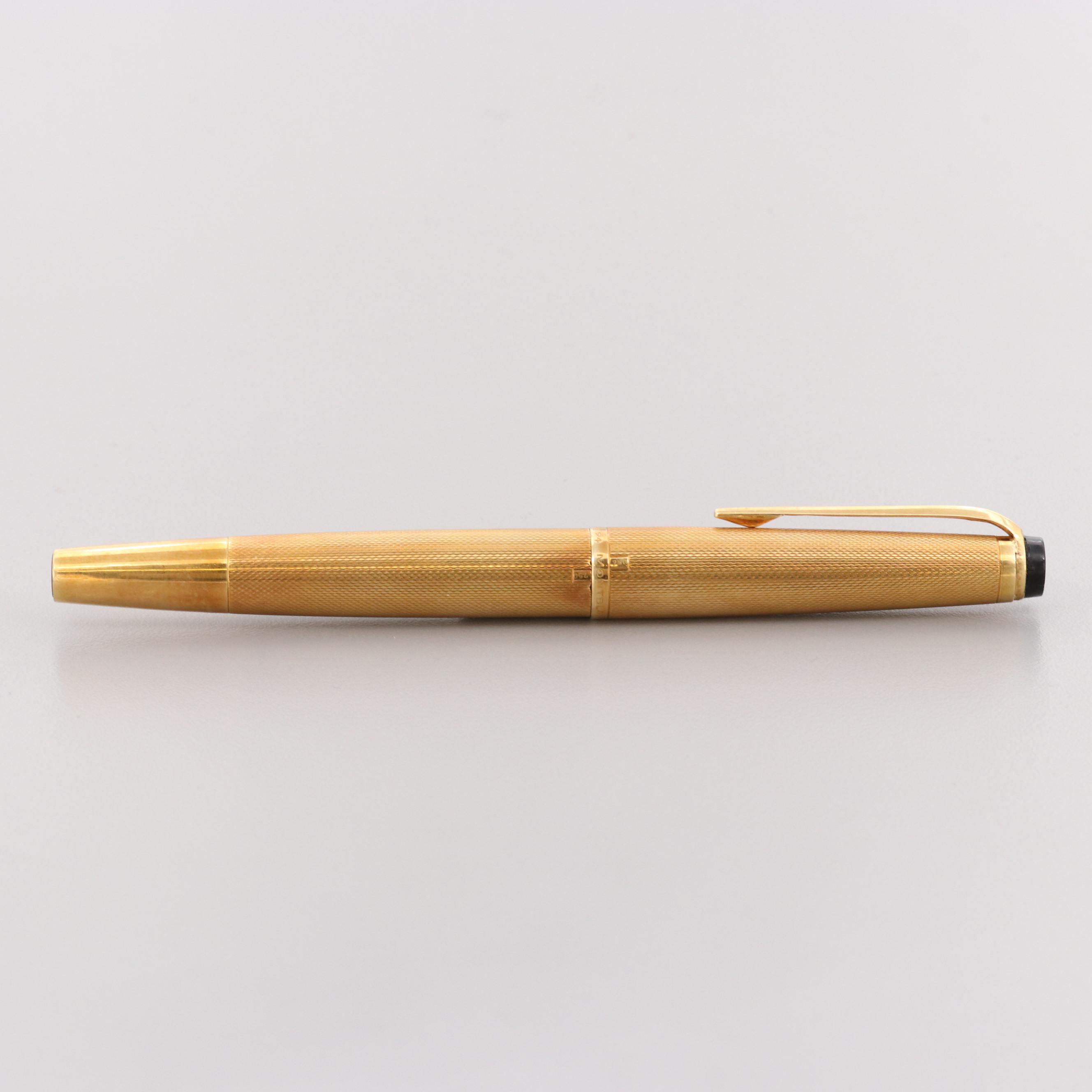 Montblanc Meisterstück 18K Yellow Gold Fountain Pen
