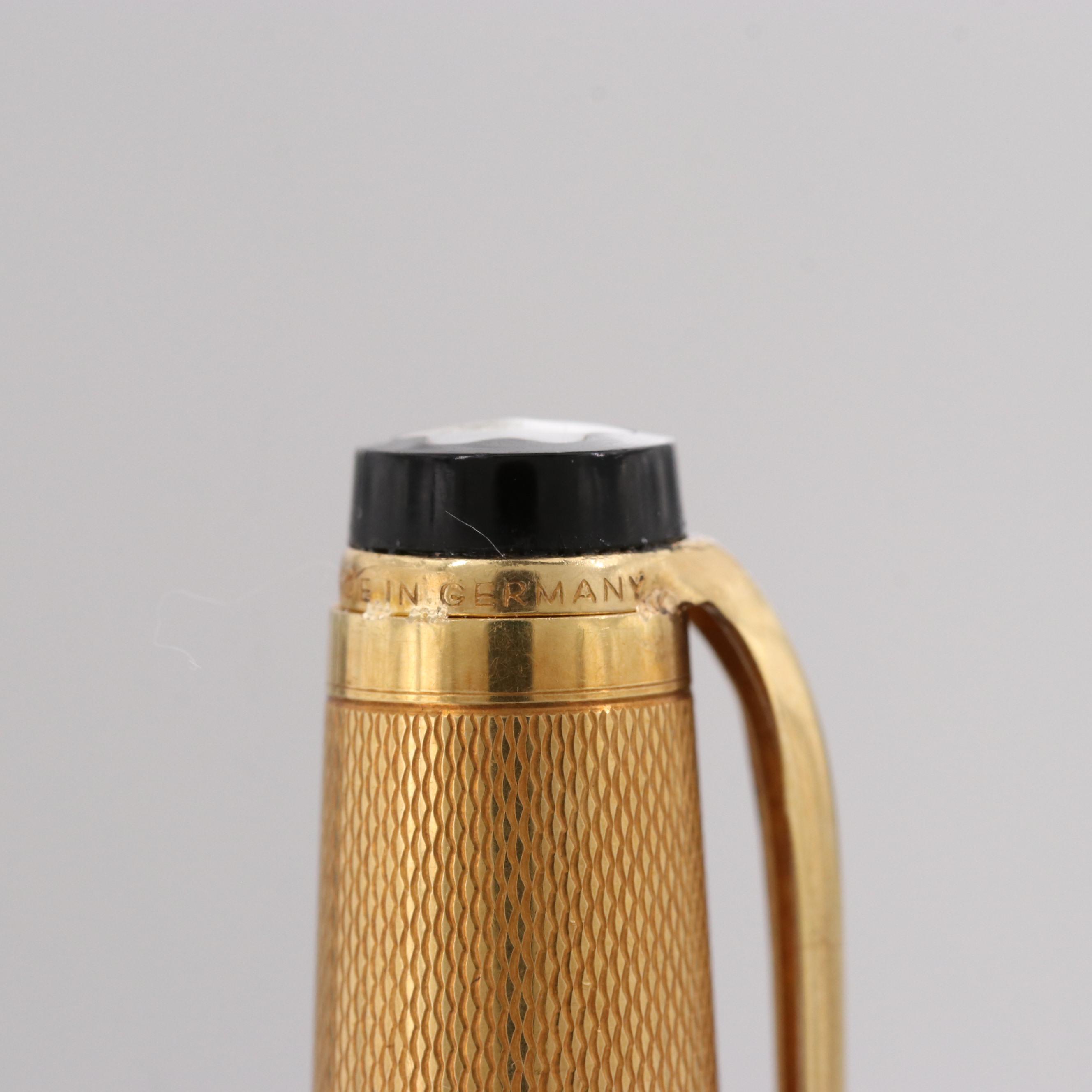 Montblanc Meisterstück 18K Yellow Gold Fountain Pen