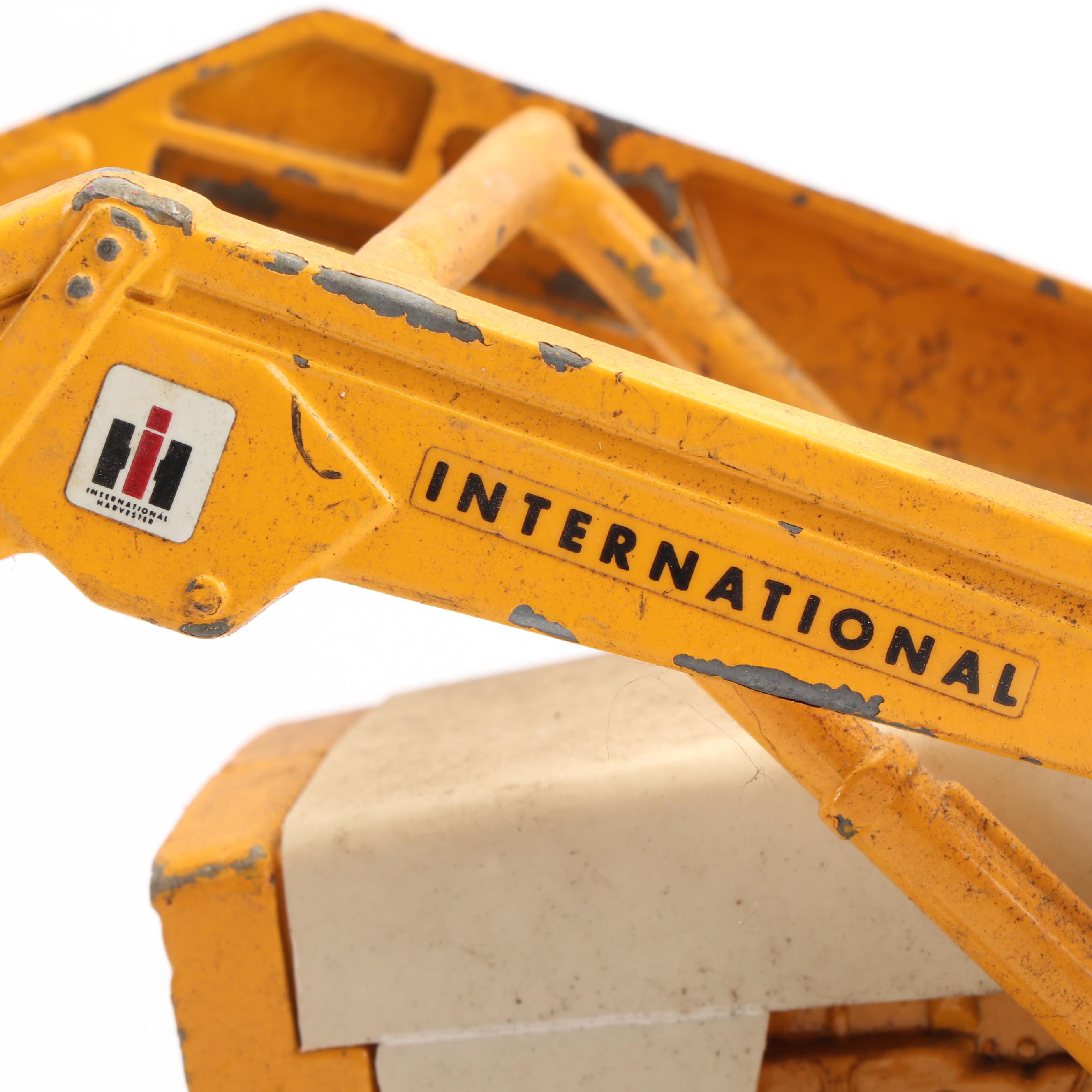 Mid Century ERTL International Harvester Backhoe Truck and Tonka Trucks