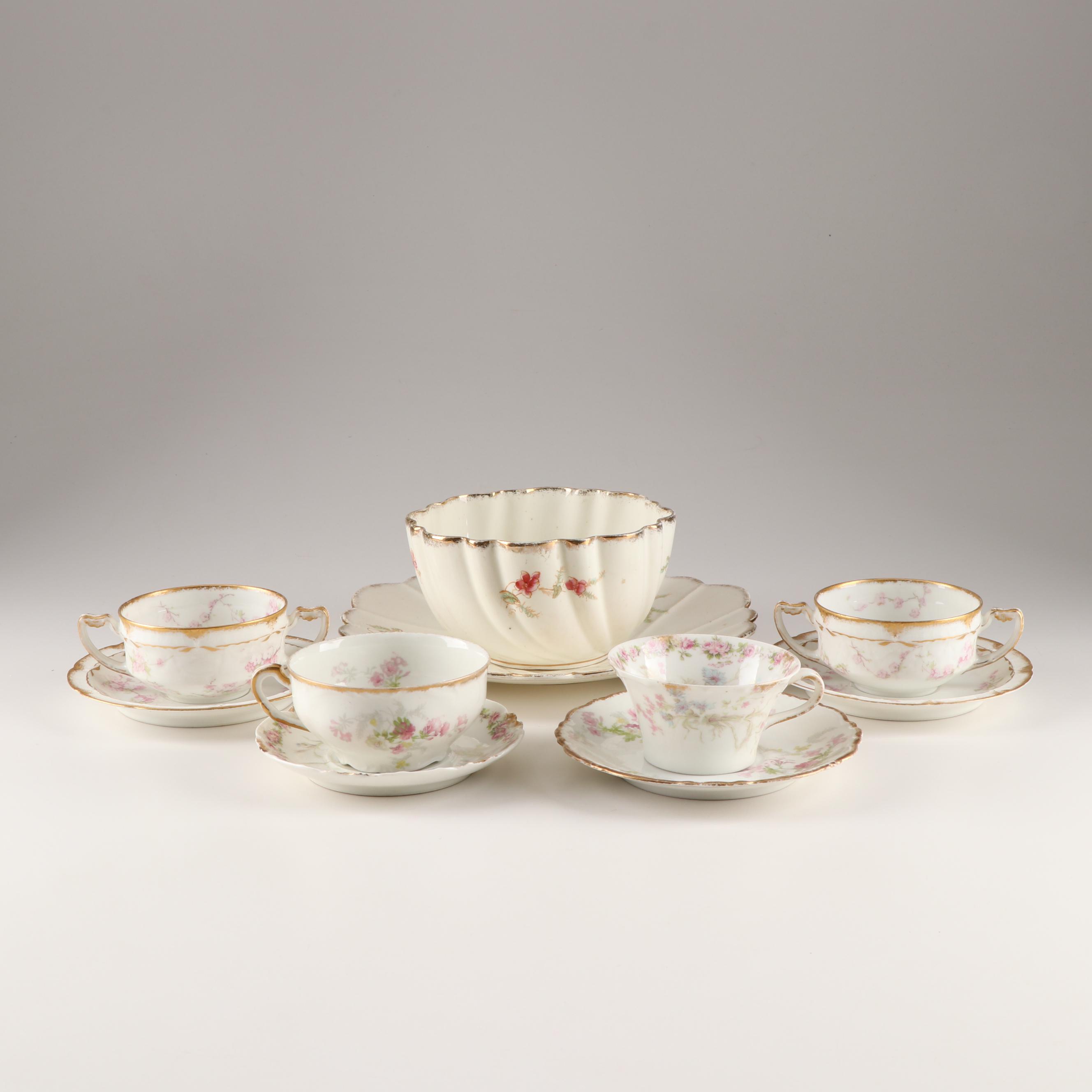 Haviland & Co. and C. Ahrenfeldt Dinnerware Grouping