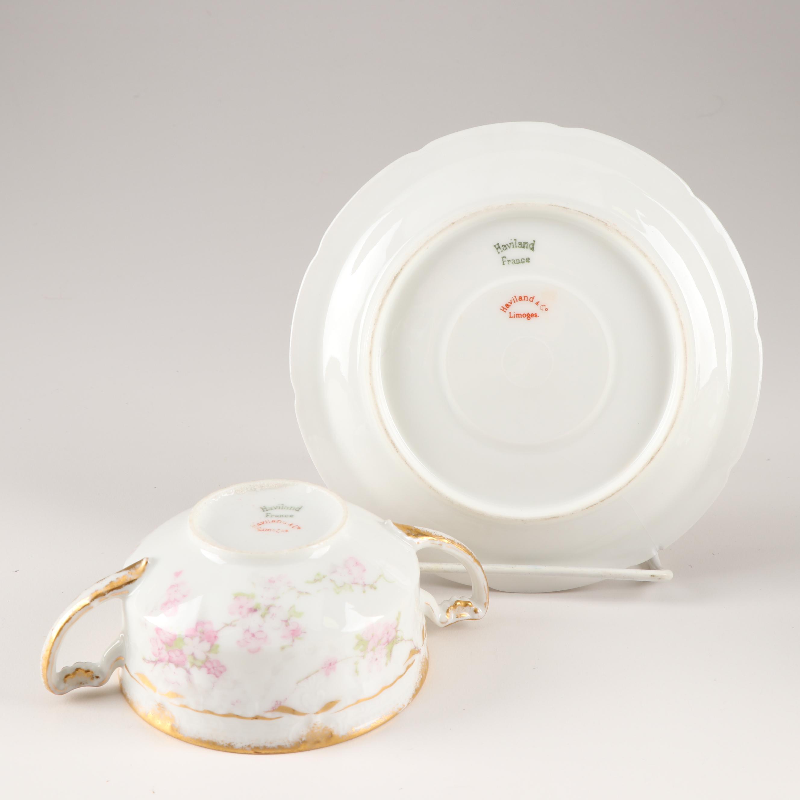 Haviland & Co. and C. Ahrenfeldt Dinnerware Grouping