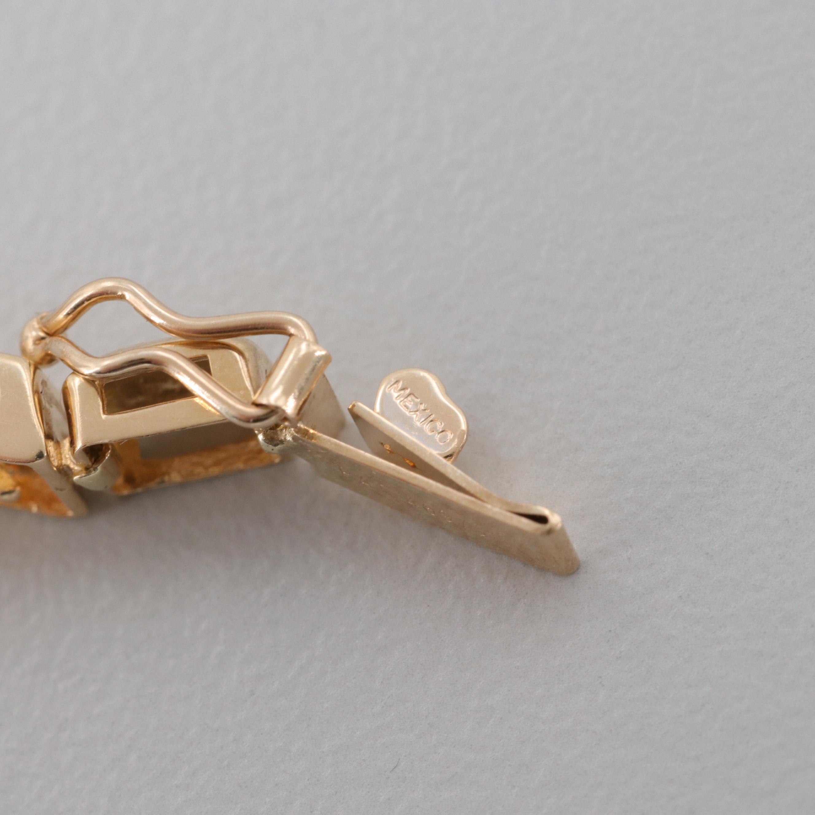 14K Yellow Gold Multicolored Gemstone Bracelet