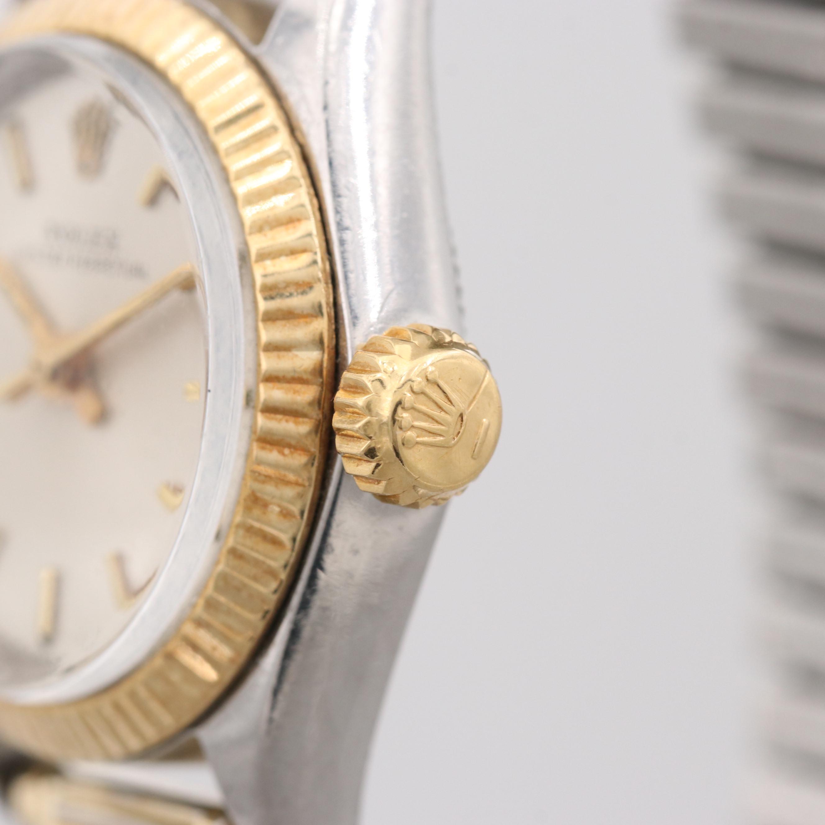 Rolex Oyster Perpetual Stainless Steel and 18K Yellow Gold Watch, 1967