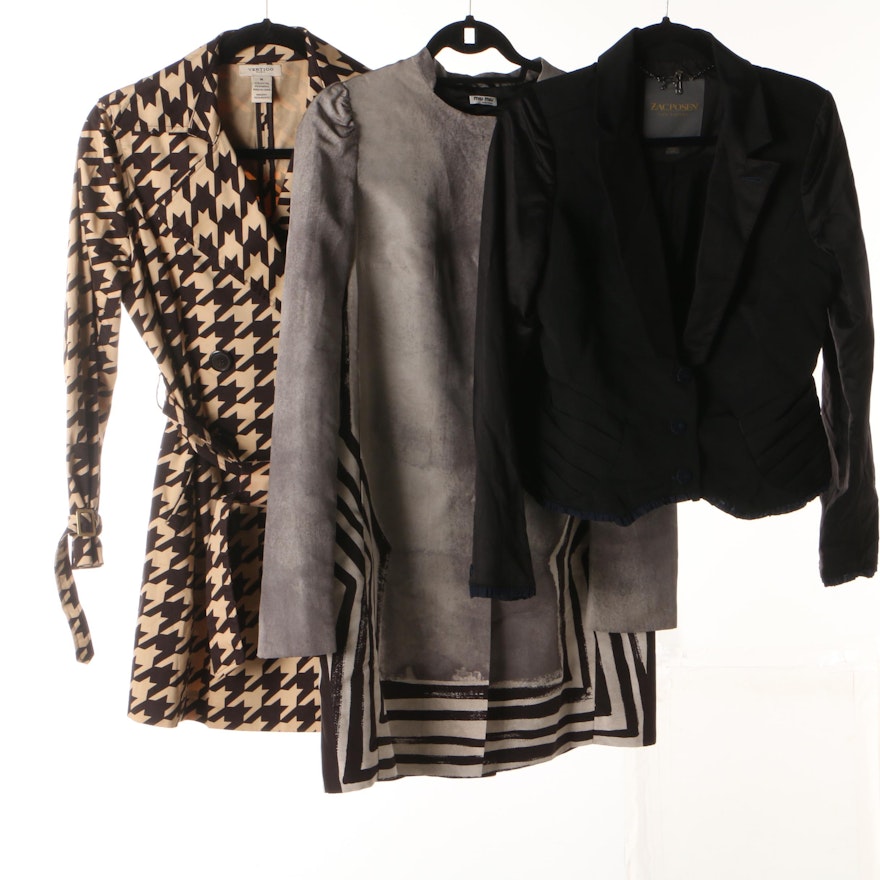 Women's Miu Miu, Vertigo Paris and Zac Posen Coats and Jacket