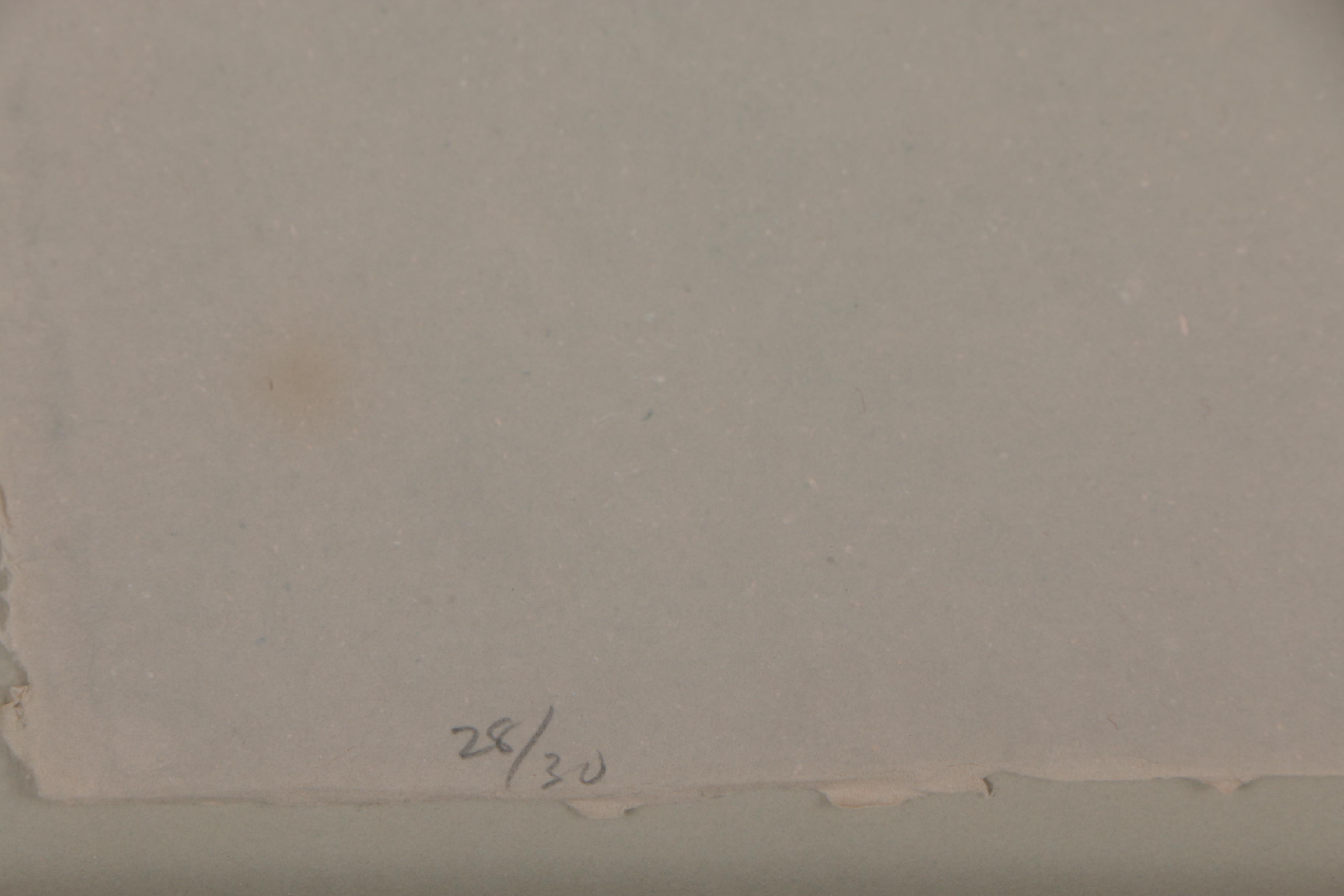 Tom Levine Limited Edition Color Etching "Opus 51 No. 2", 1982