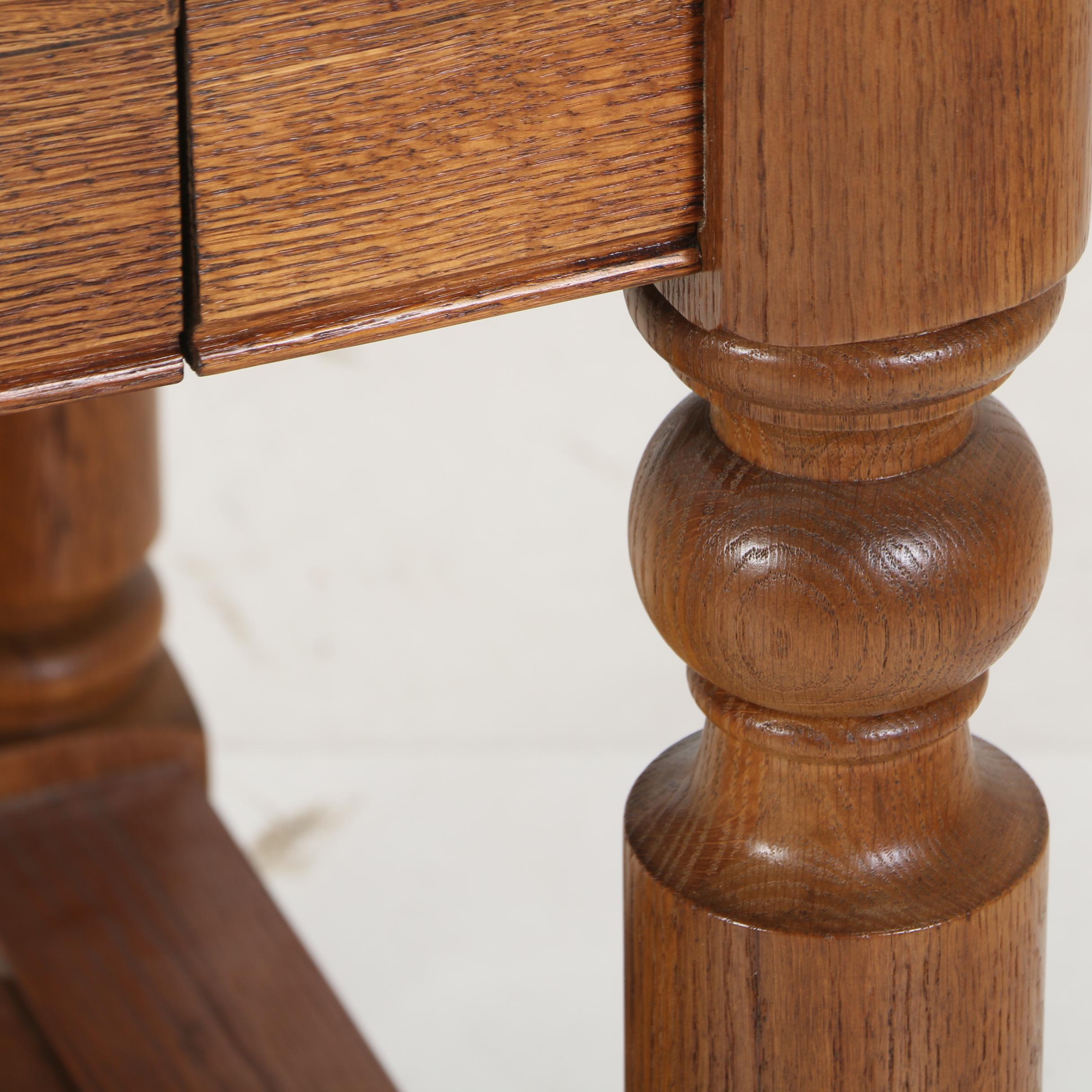 Oak "Cadillac Desk-Table" by Cadillac Cabinet Co. of Detroit, Early 20th Century