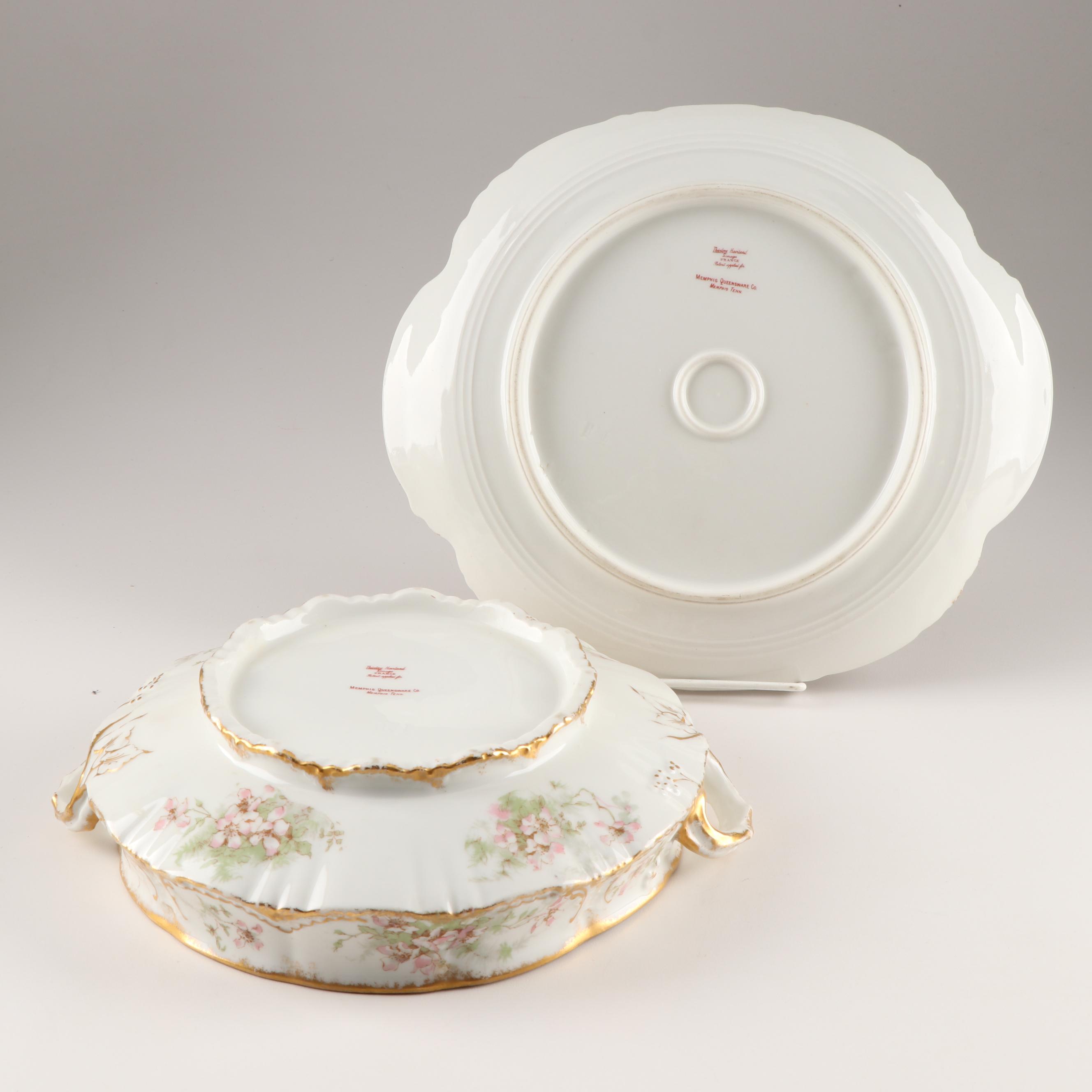 Haviland & Co. Limoges for Memphis Queensware Tableware