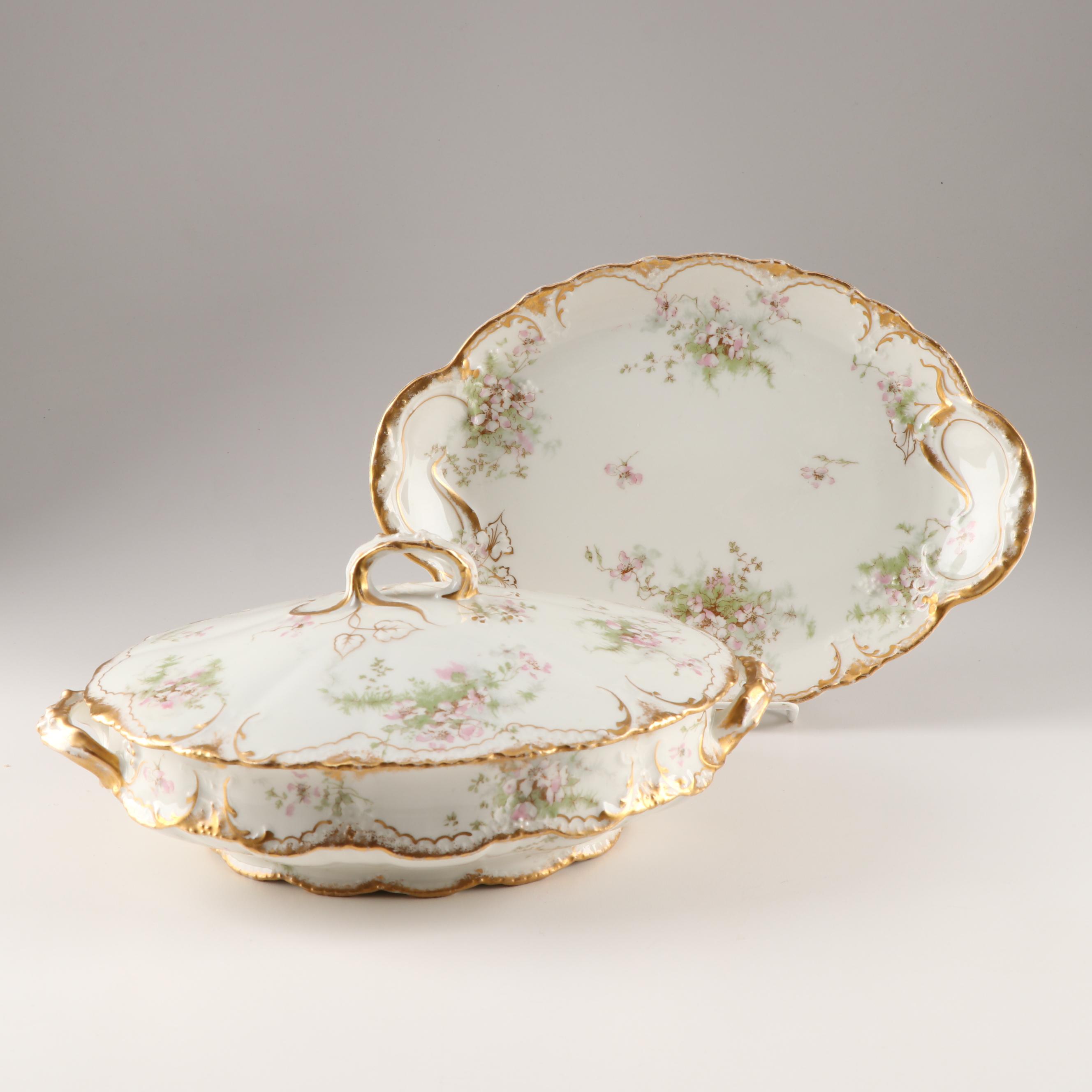 Haviland & Co. Limoges for Memphis Queensware Tableware
