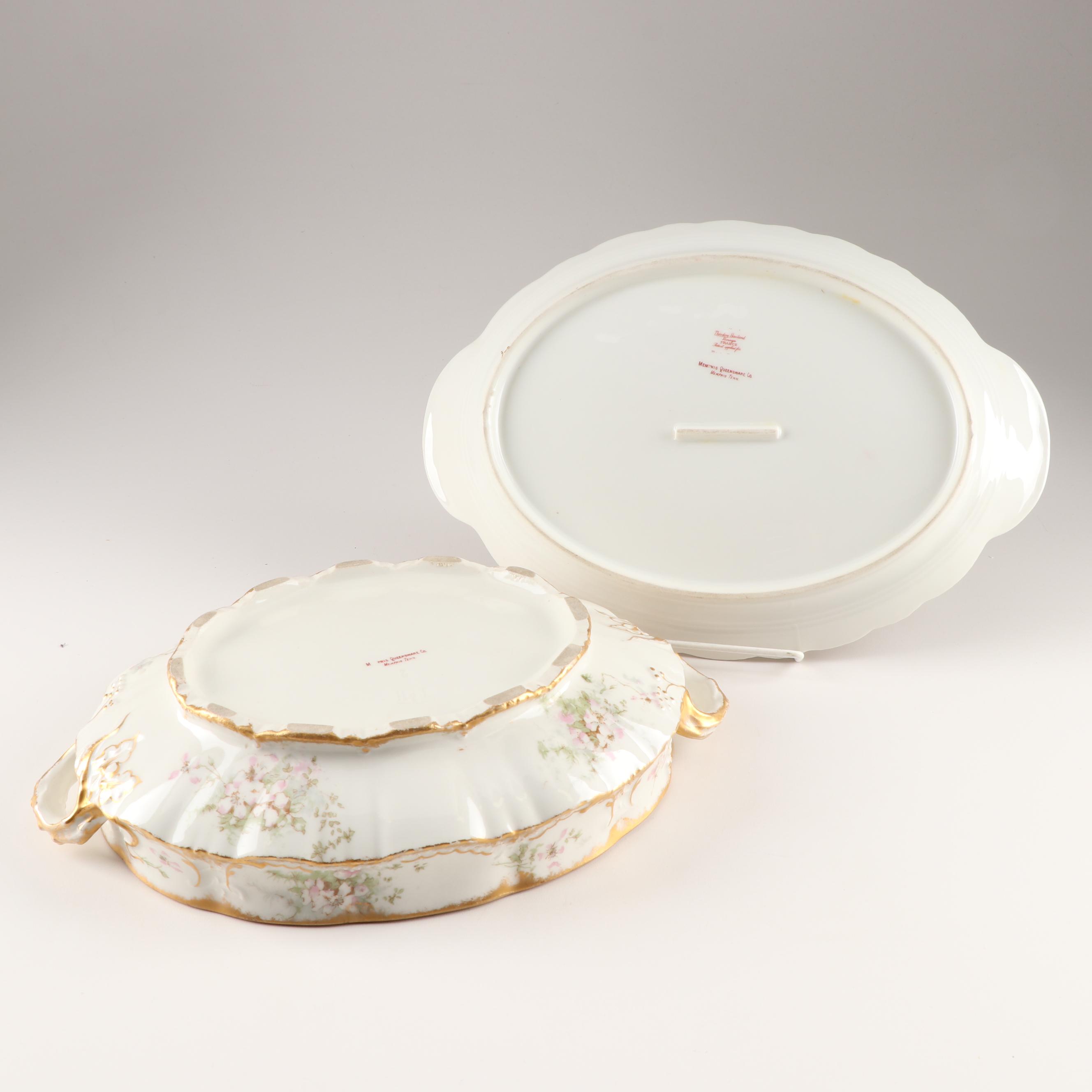 Haviland & Co. Limoges for Memphis Queensware Tableware