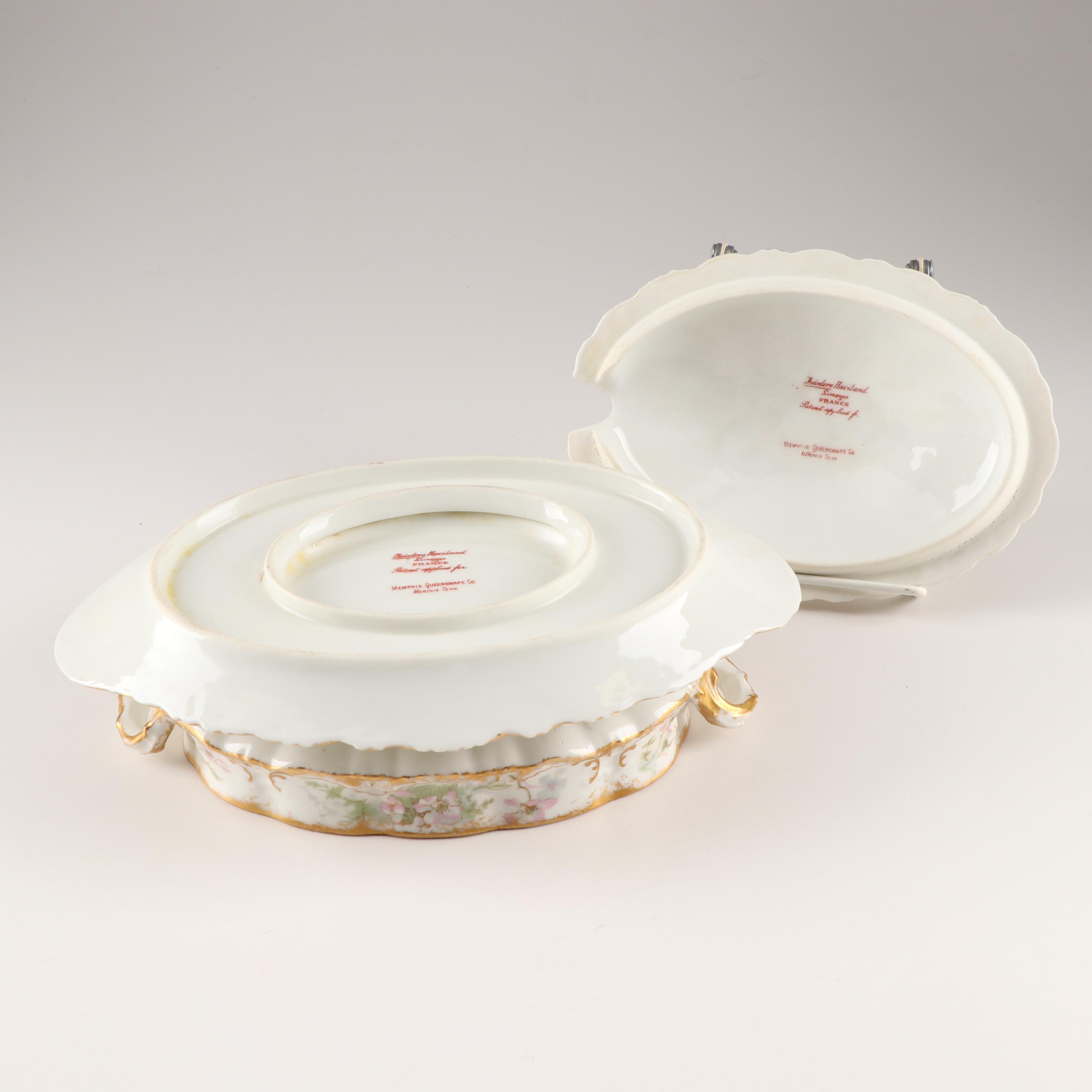 Haviland & Co. Limoges for Memphis Queensware Tableware