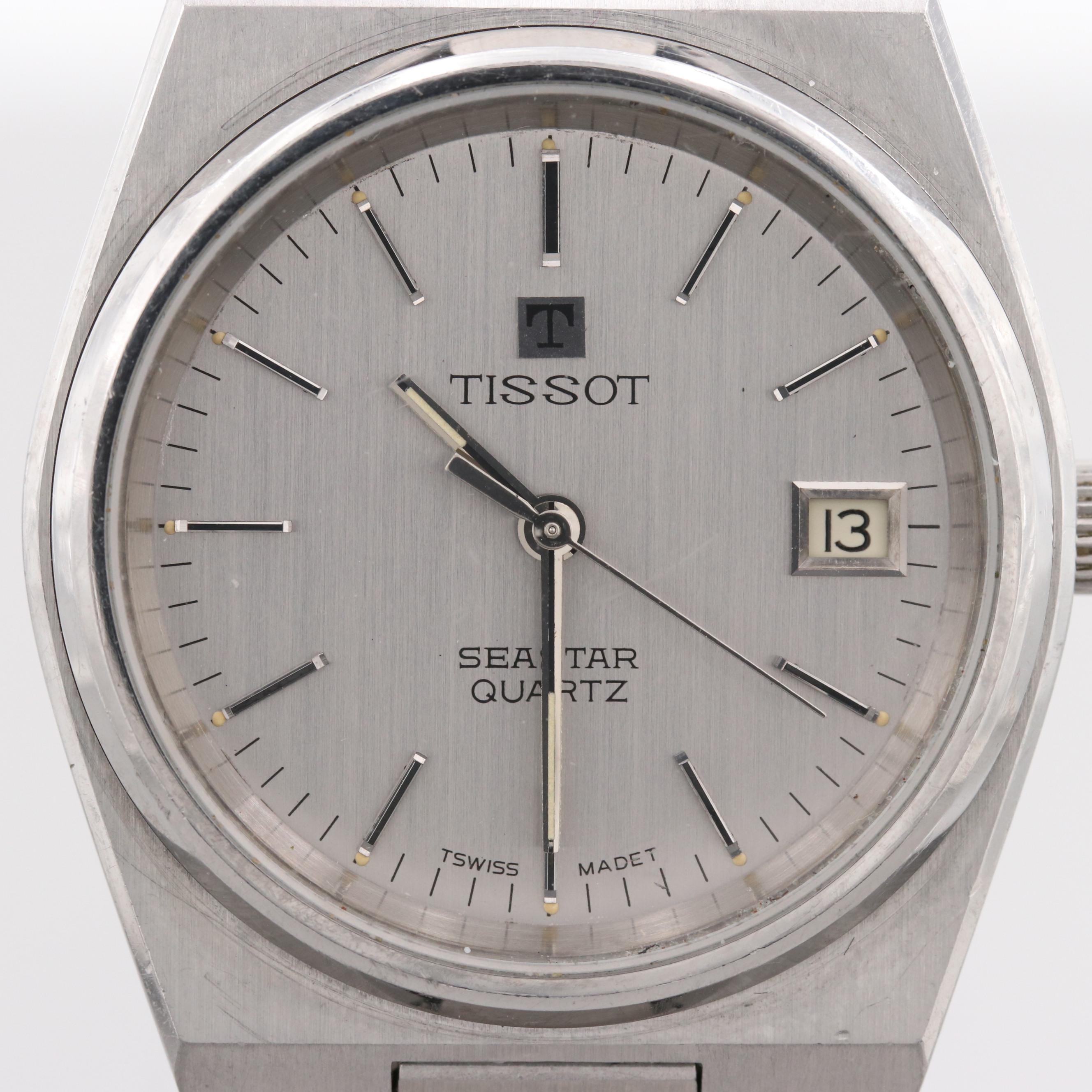 Vintage Tissot Seastar Stainless Steel Quartz Watch