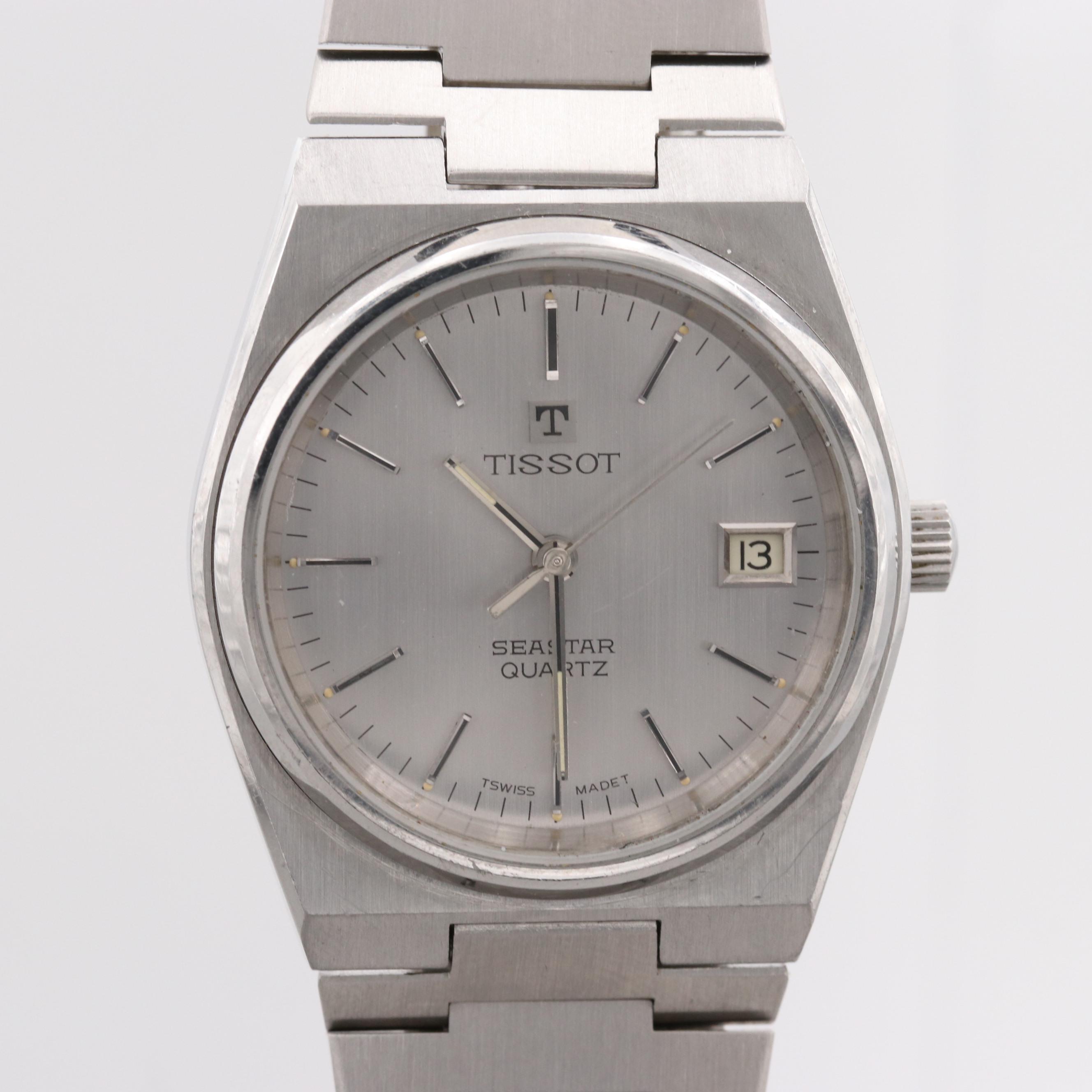 Vintage Tissot Seastar Stainless Steel Quartz Watch