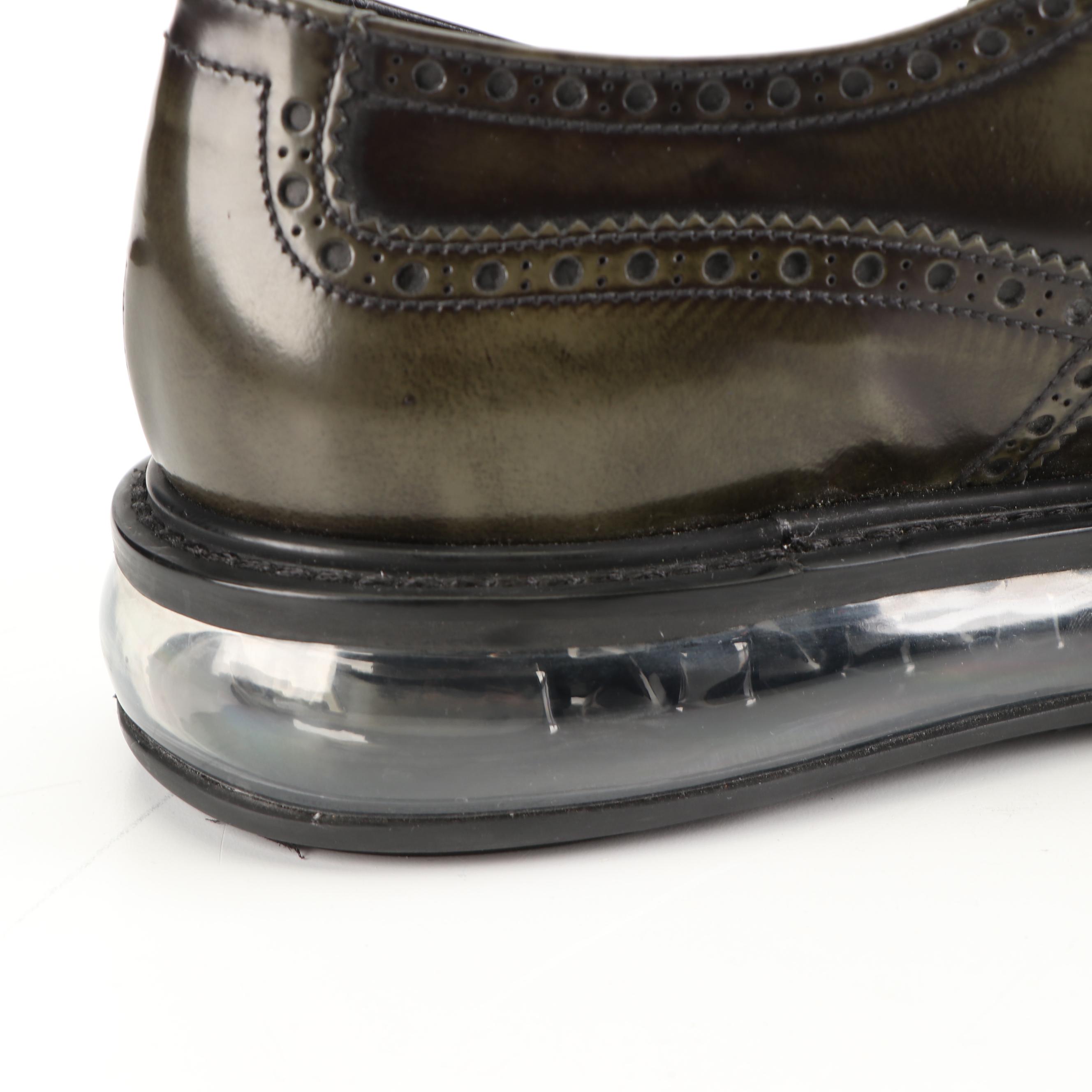 Men's Prada Milano Levitate Leather Wingtip Oxford Shoes