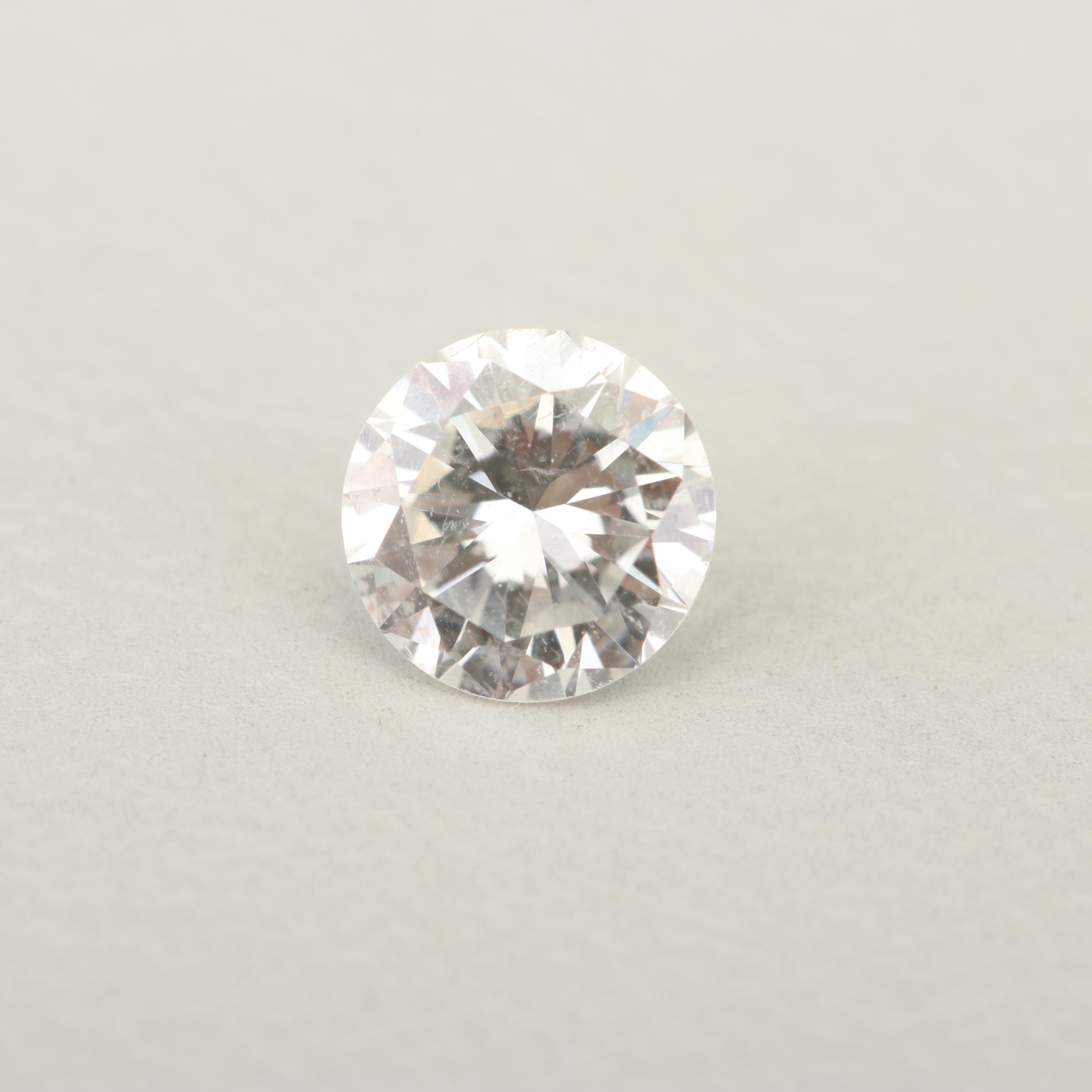 14K Two-Tone Gold Semi-Mount and Loose Diamond