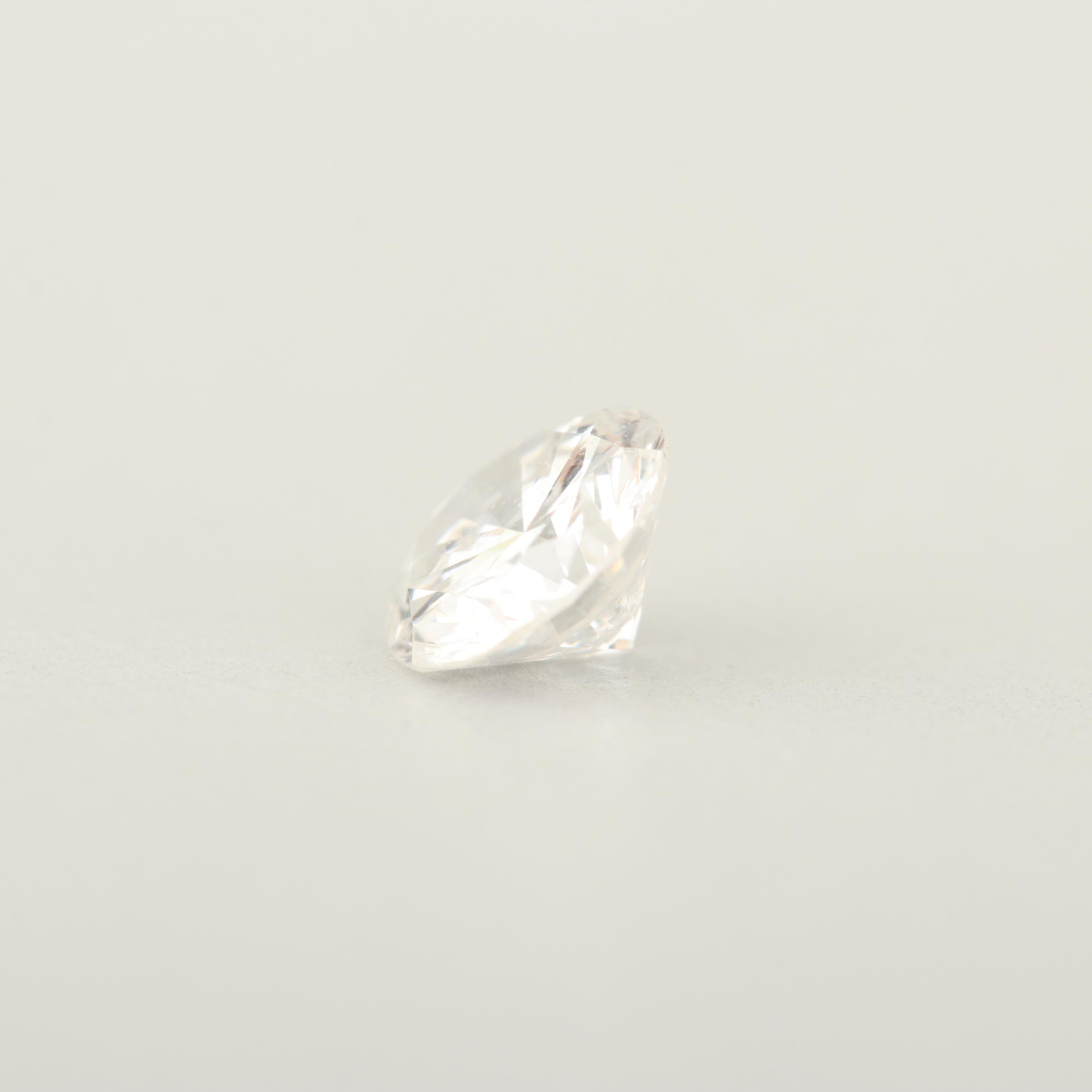 14K Two-Tone Gold Semi-Mount and Loose Diamond