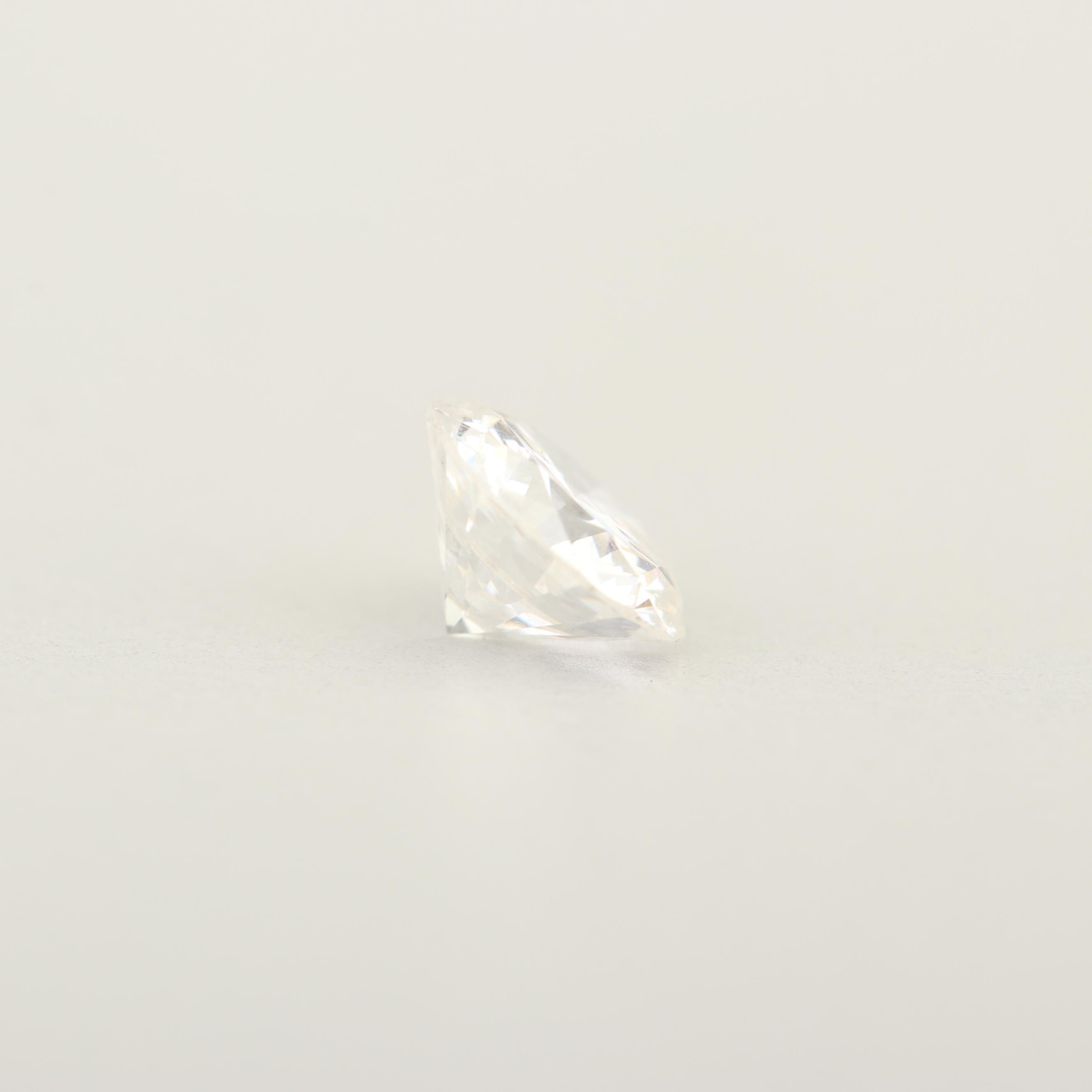 14K Two-Tone Gold Semi-Mount and Loose Diamond