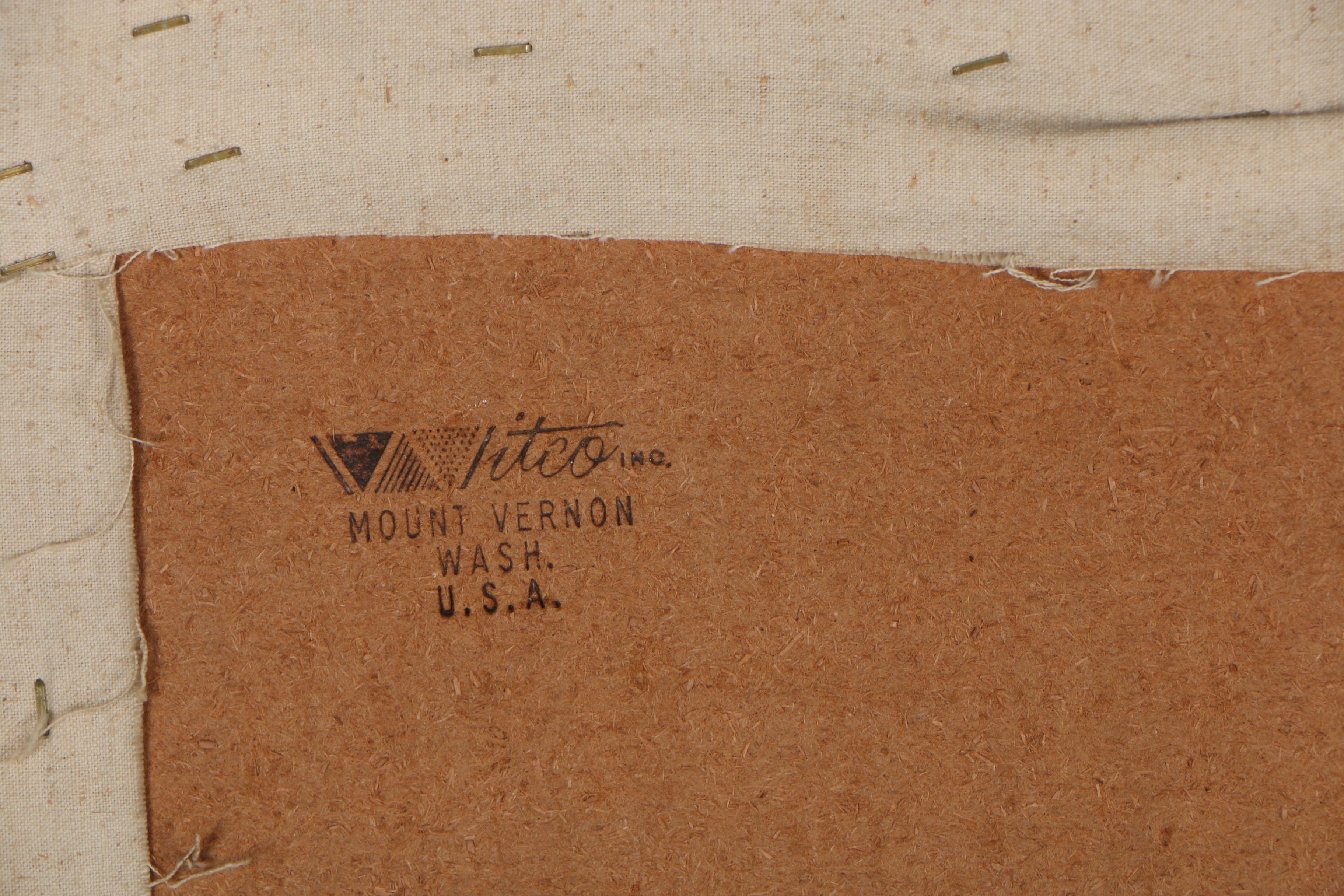 Witco Carved Wood Wall Decor "Viking Ship", Mid Century