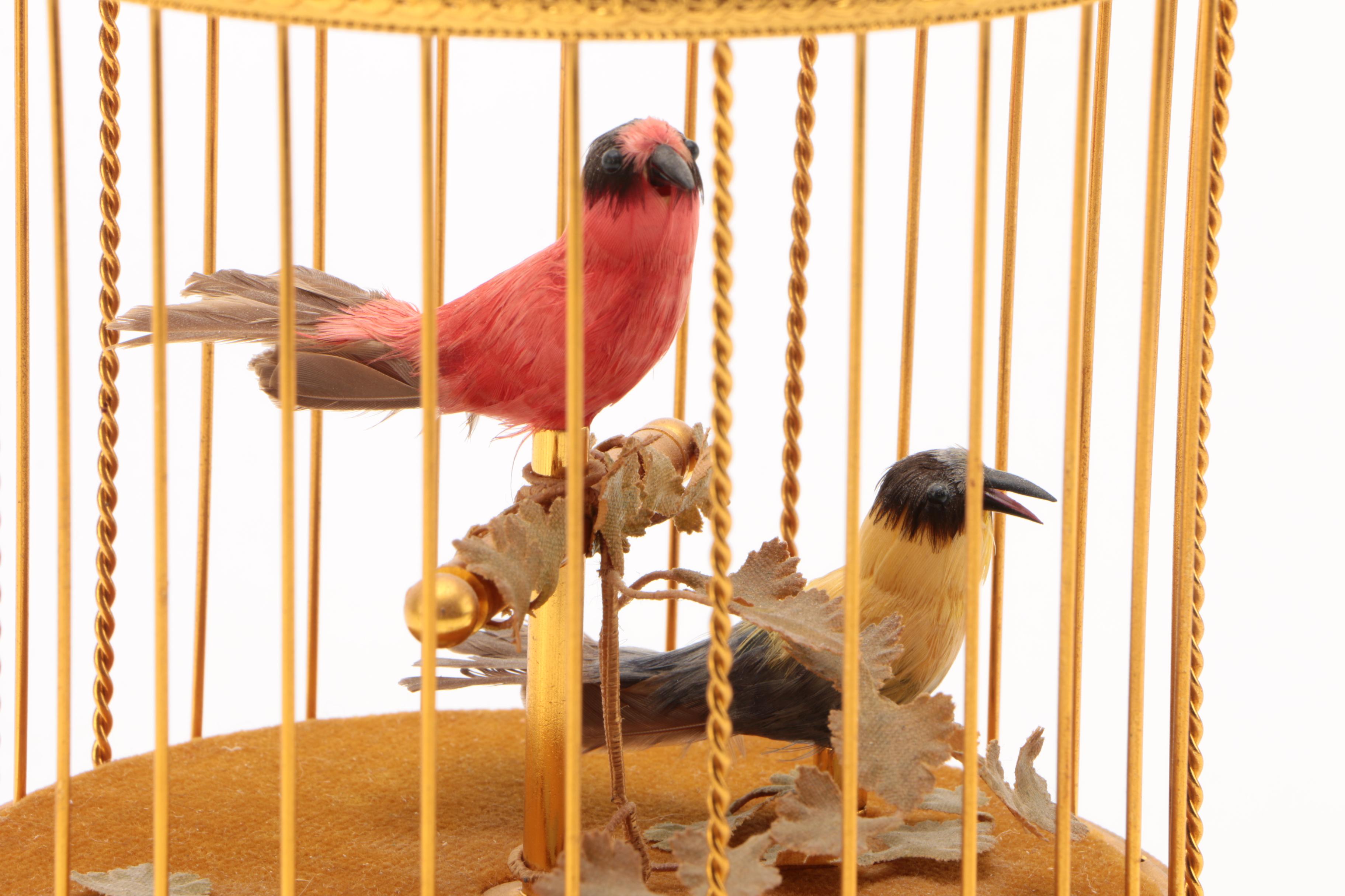 Swiss Bird Cage Music Box by Reuge Music