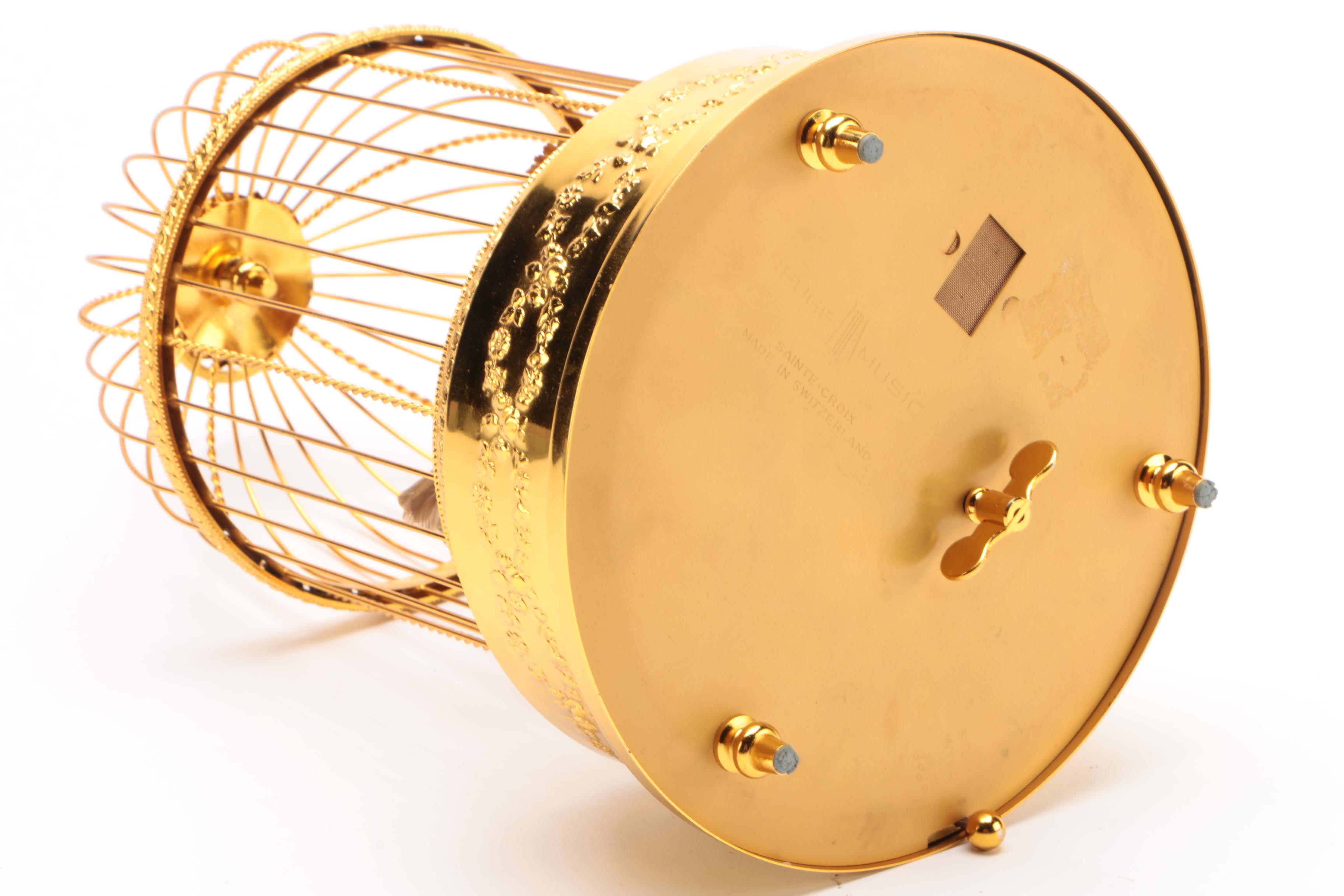 Swiss Bird Cage Music Box by Reuge Music