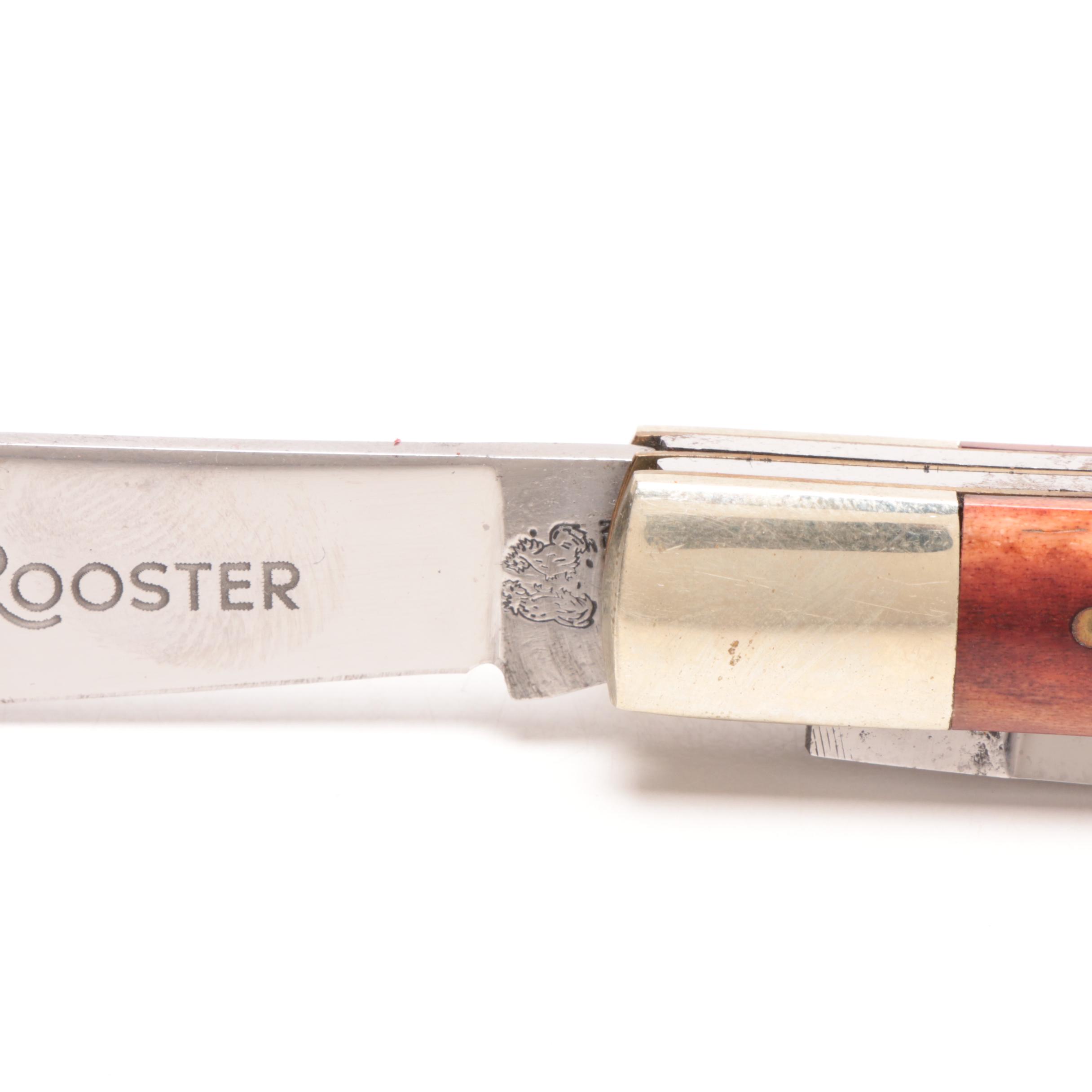 Solingen Germany "Fight'N Rooster" Folding Knife