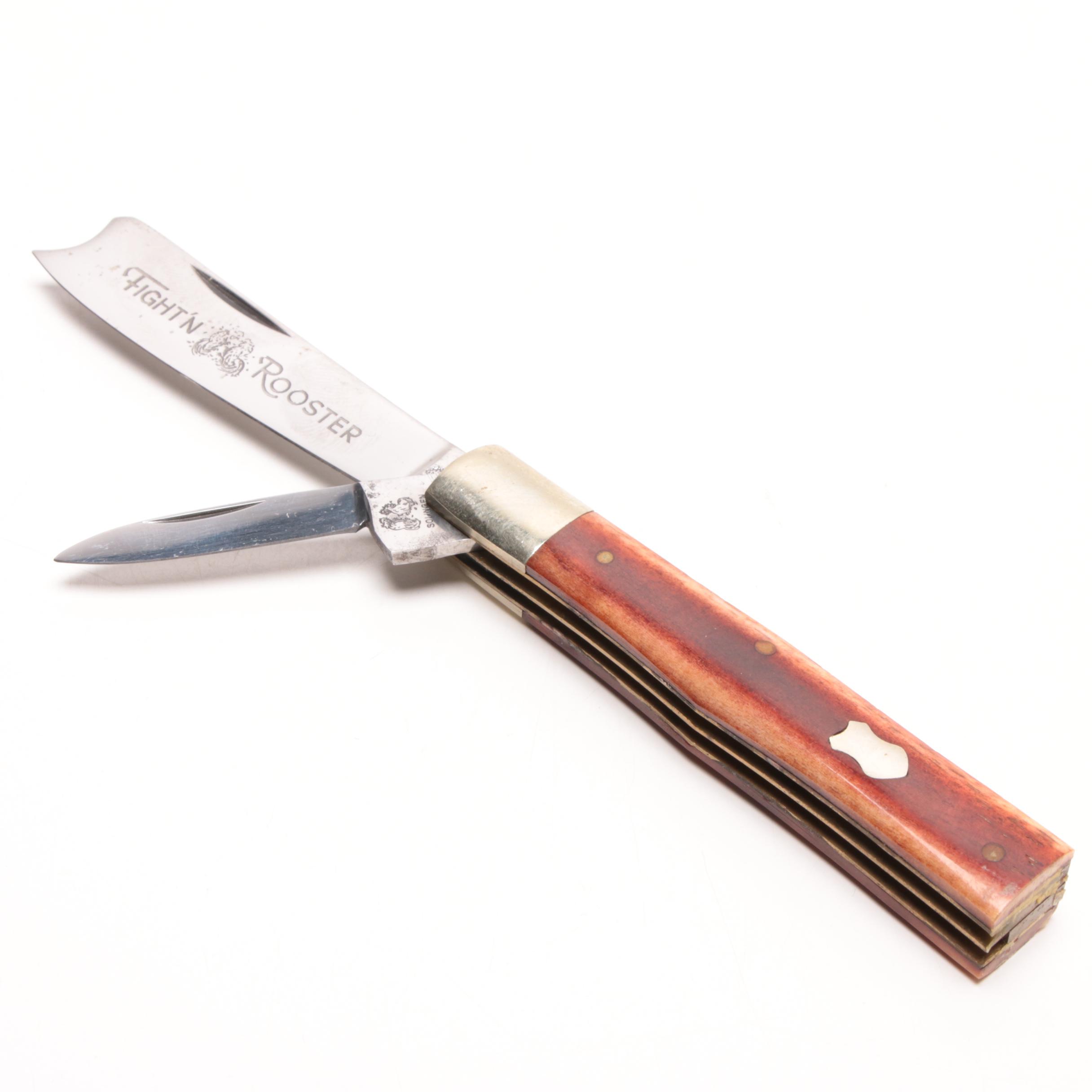 Solingen Germany "Fight'N Rooster" Folding Knife