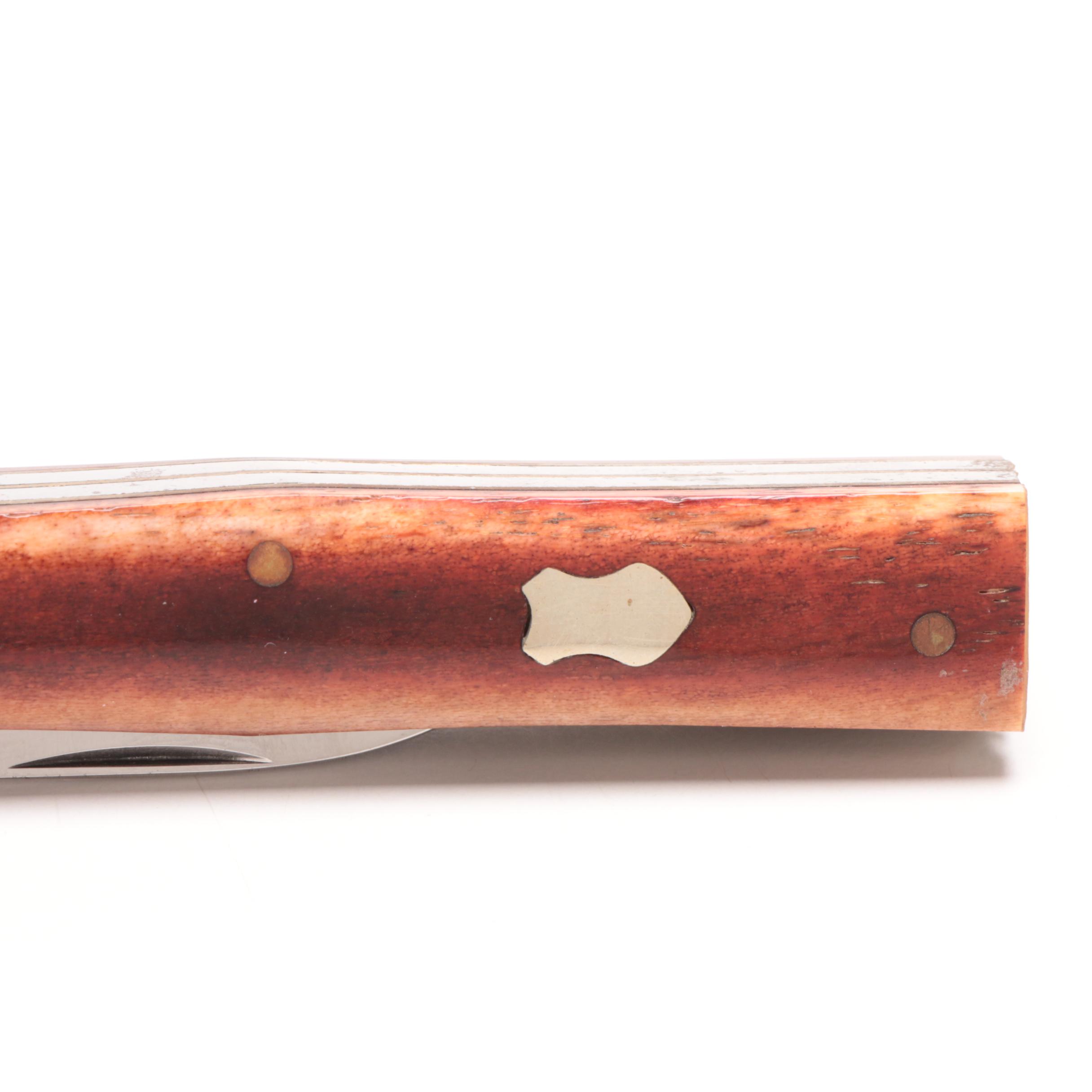 Solingen Germany "Fight'N Rooster" Folding Knife