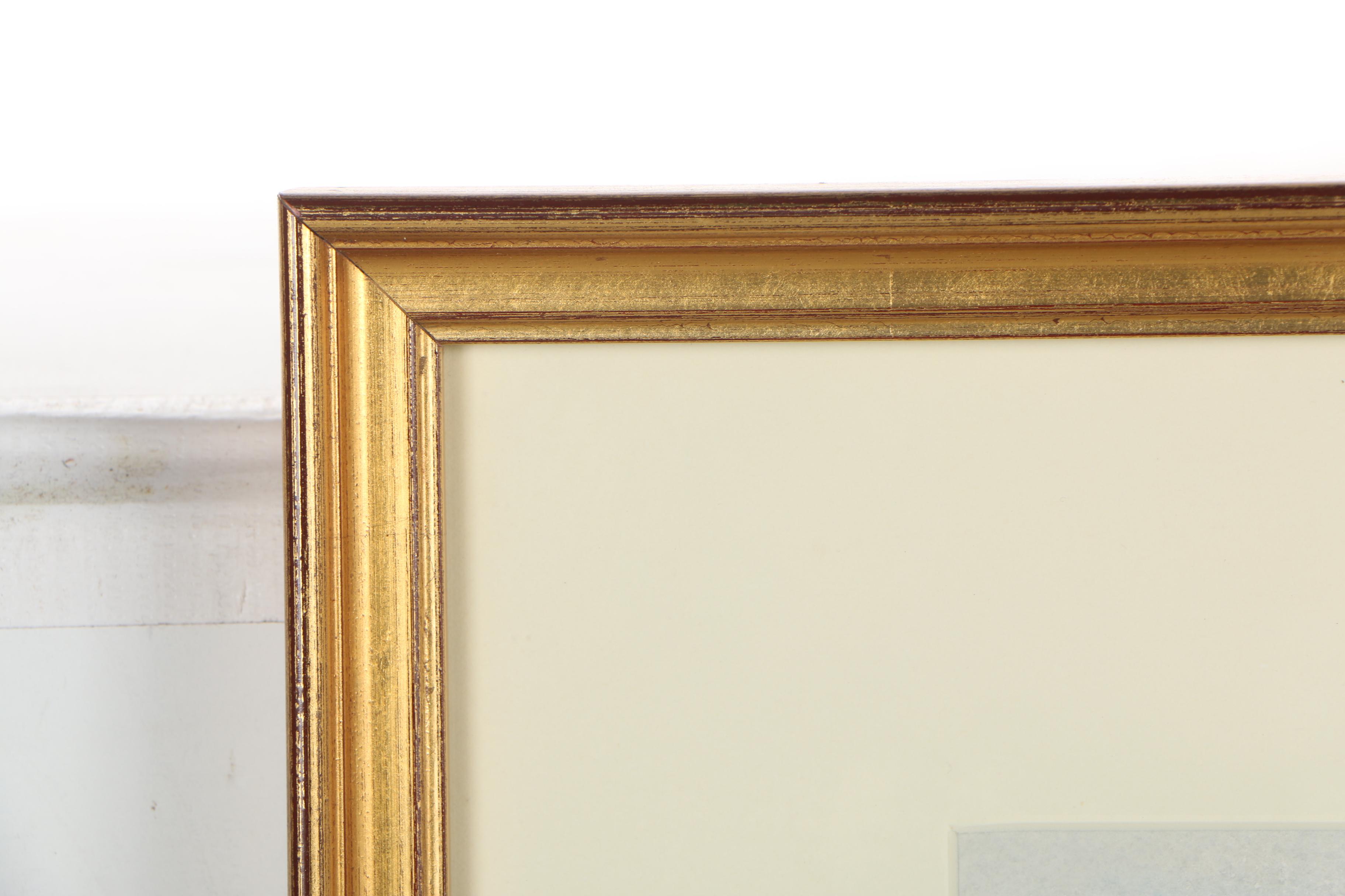 Edmond J. Fitzgerald Watercolor Painting