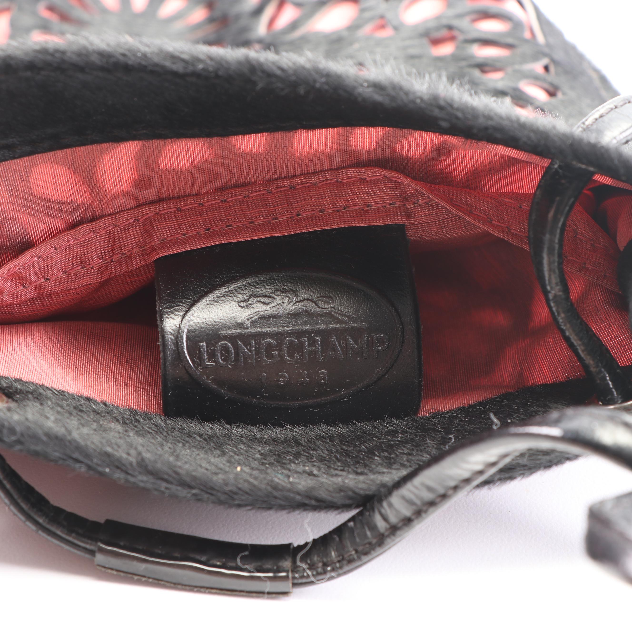 Longchamp Dyed Calf Hair Crossbody and Tory Burch Leather Foldover Crossbody Bag