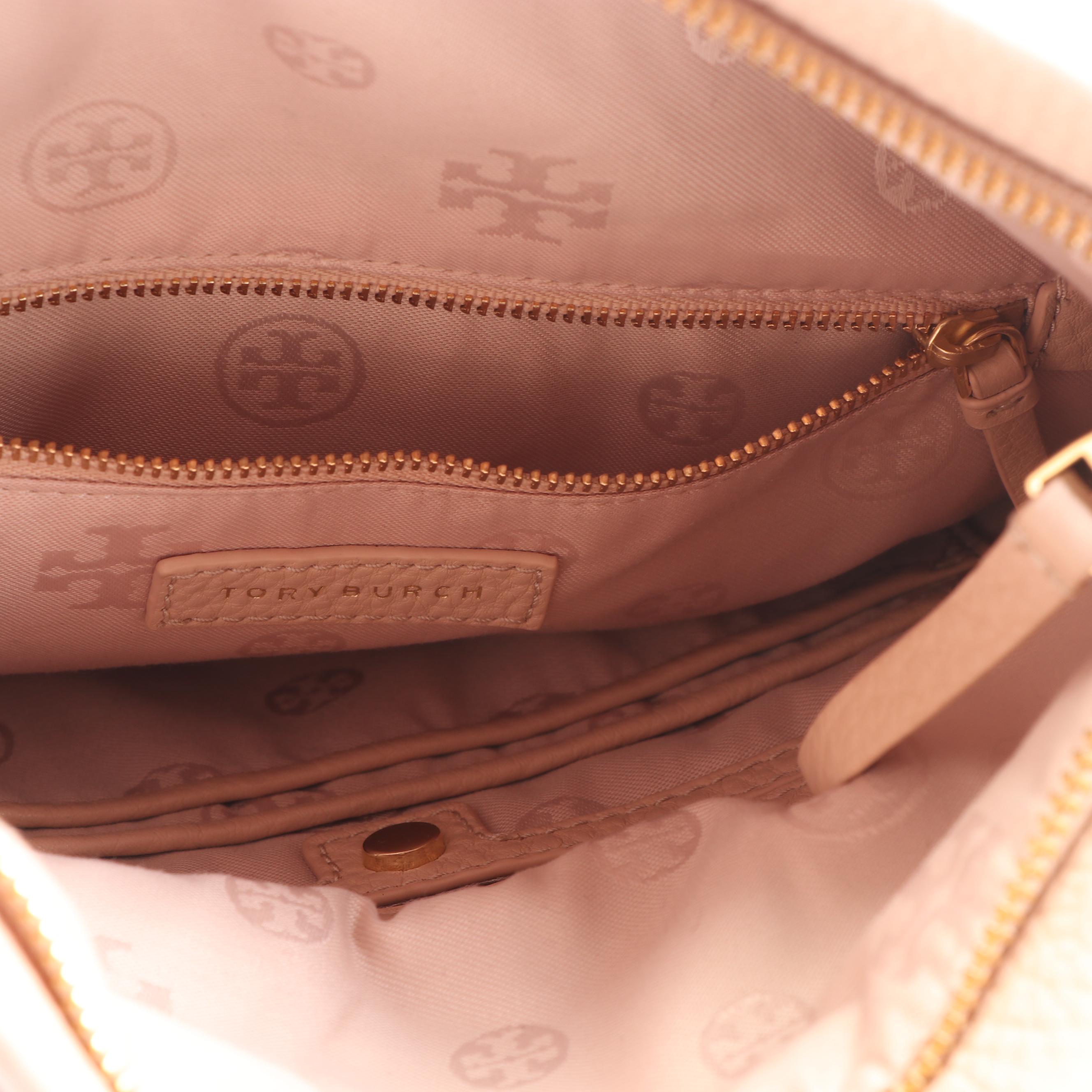 Longchamp Dyed Calf Hair Crossbody and Tory Burch Leather Foldover Crossbody Bag