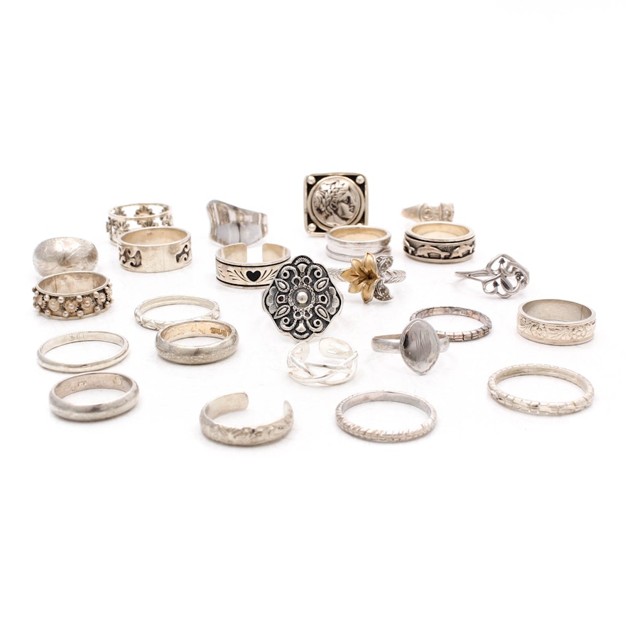 Sterling Silver Ring Collection