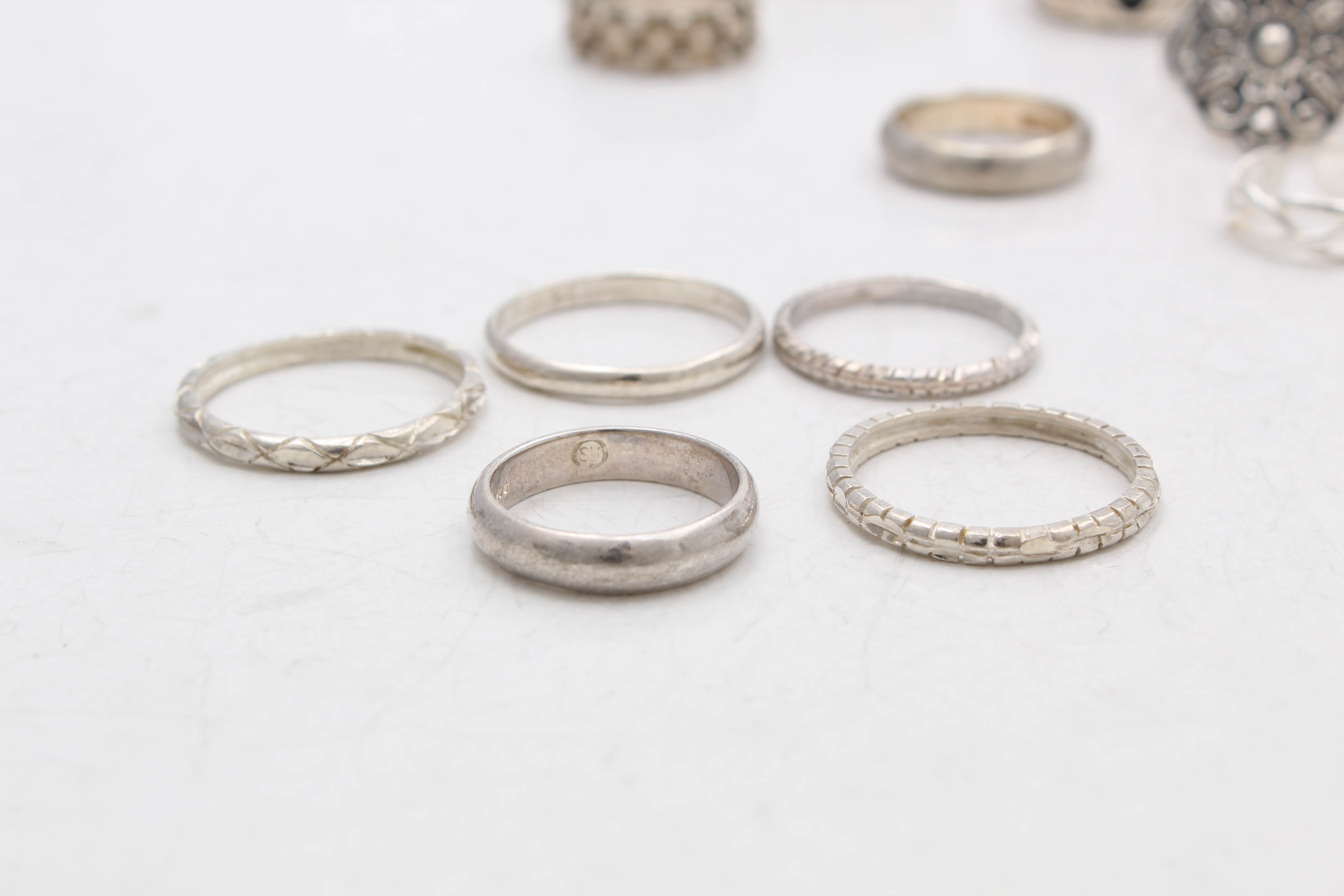 Sterling Silver Ring Collection