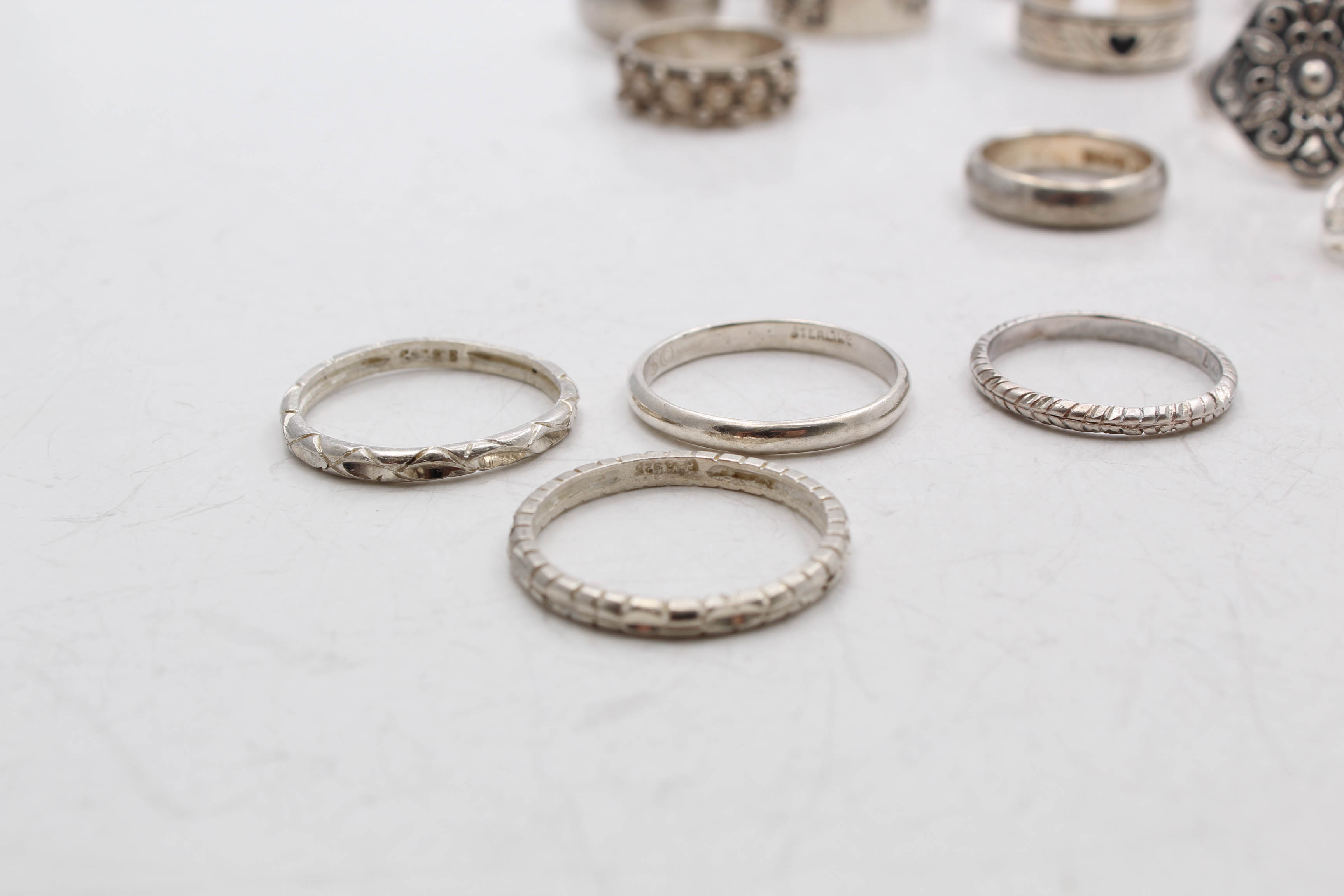 Sterling Silver Ring Collection
