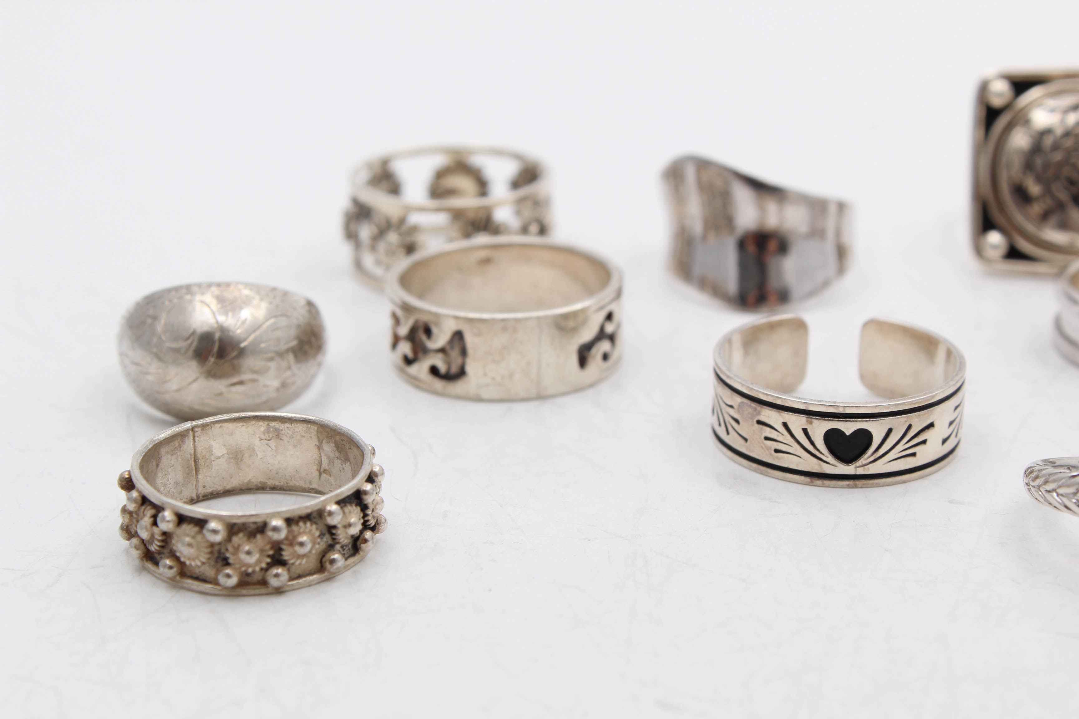 Sterling Silver Ring Collection