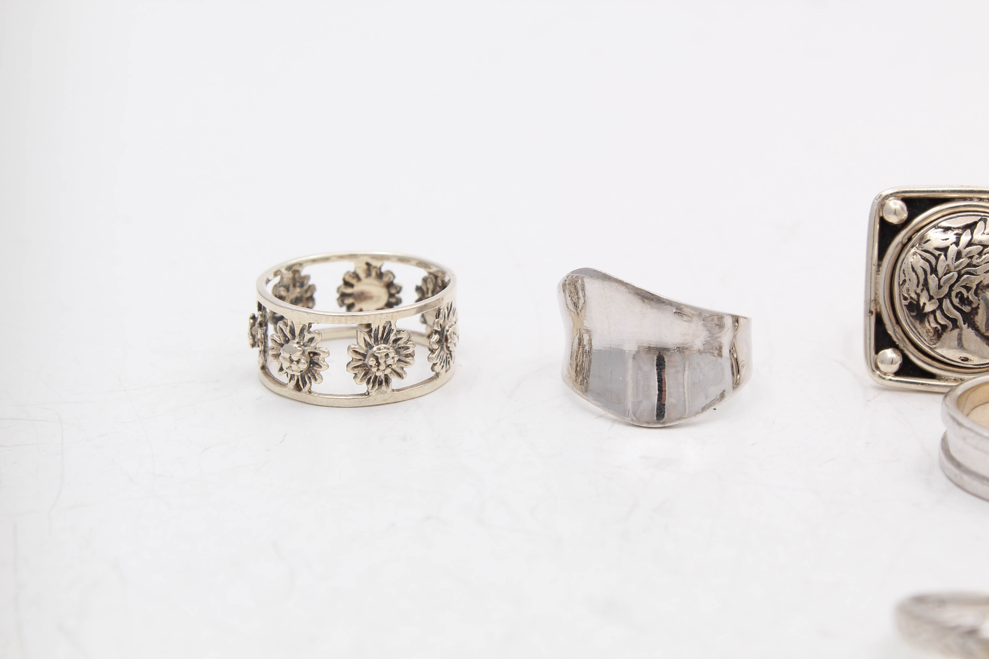 Sterling Silver Ring Collection