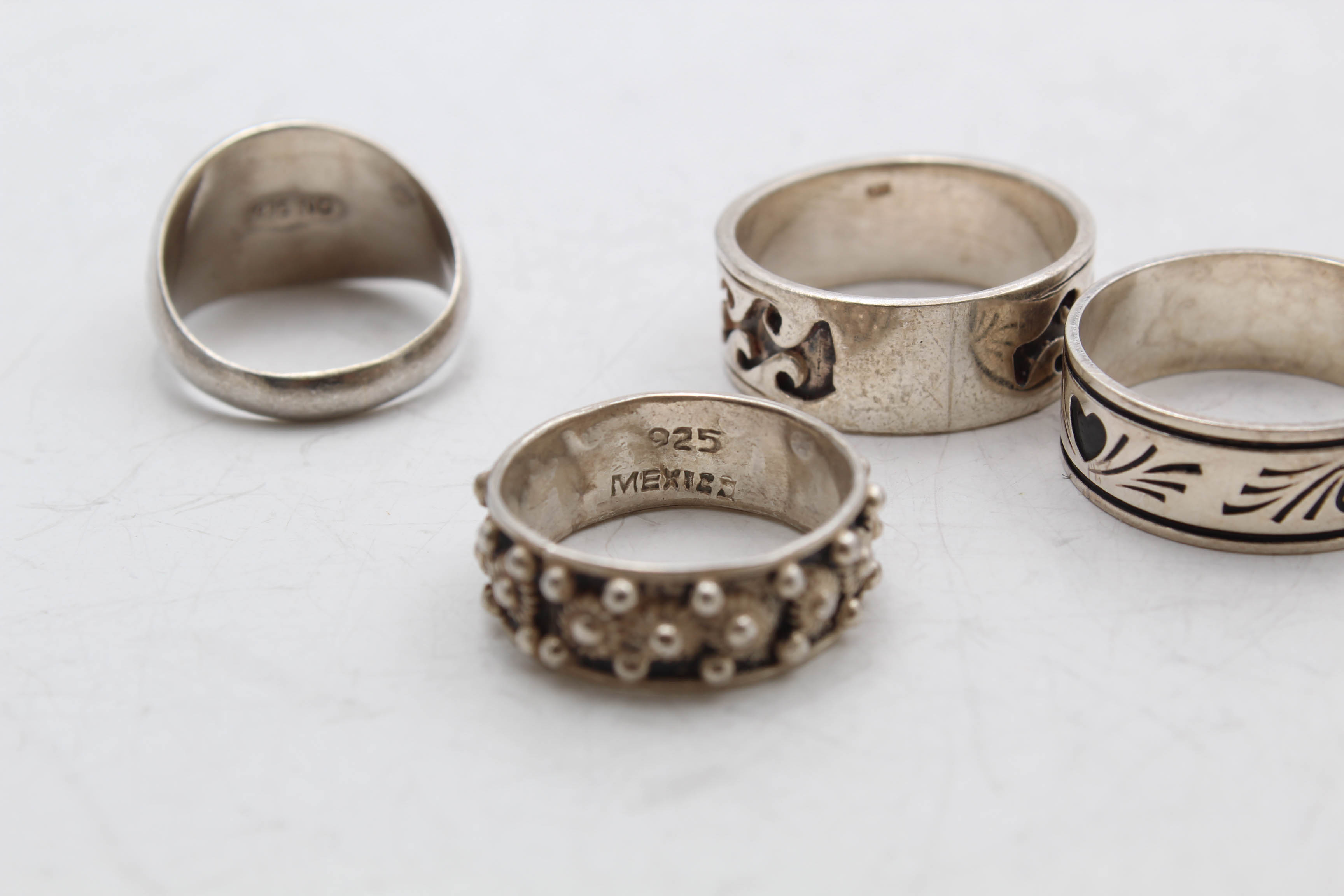Sterling Silver Ring Collection