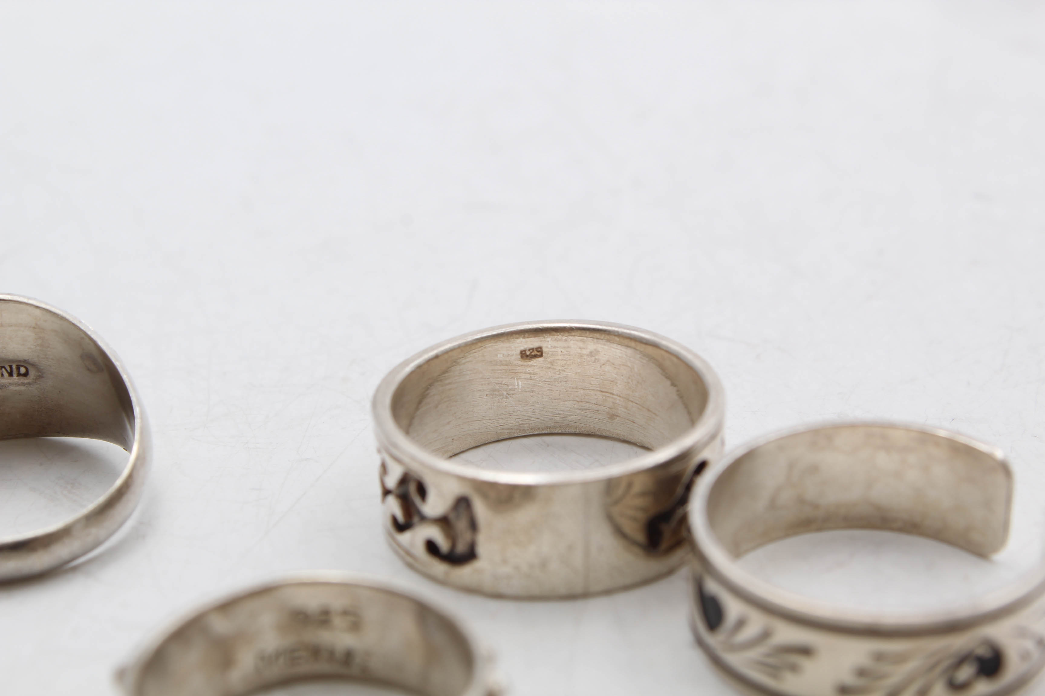 Sterling Silver Ring Collection