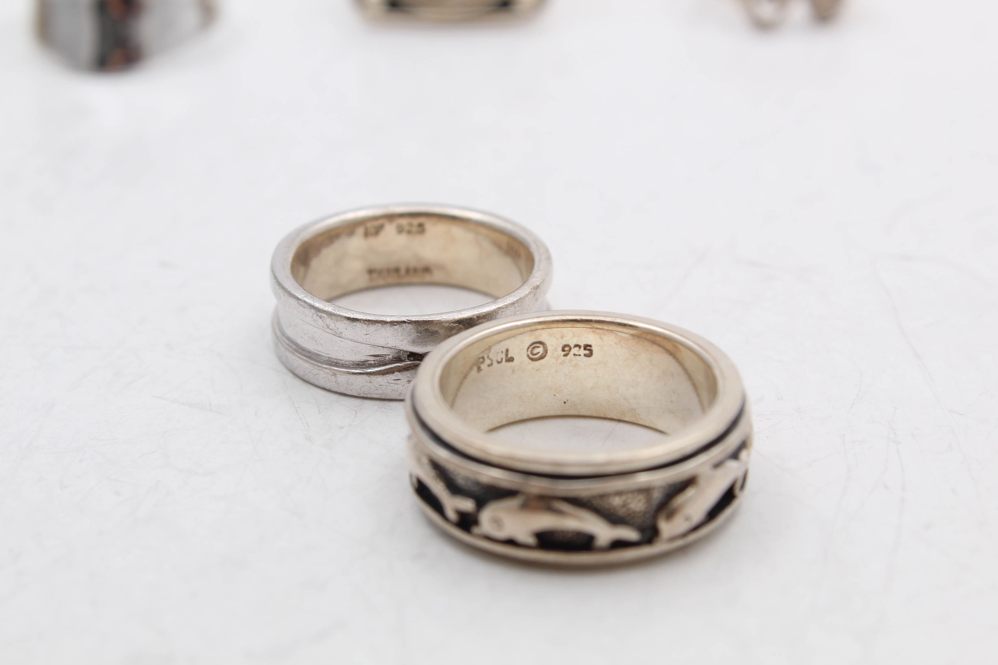 Sterling Silver Ring Collection