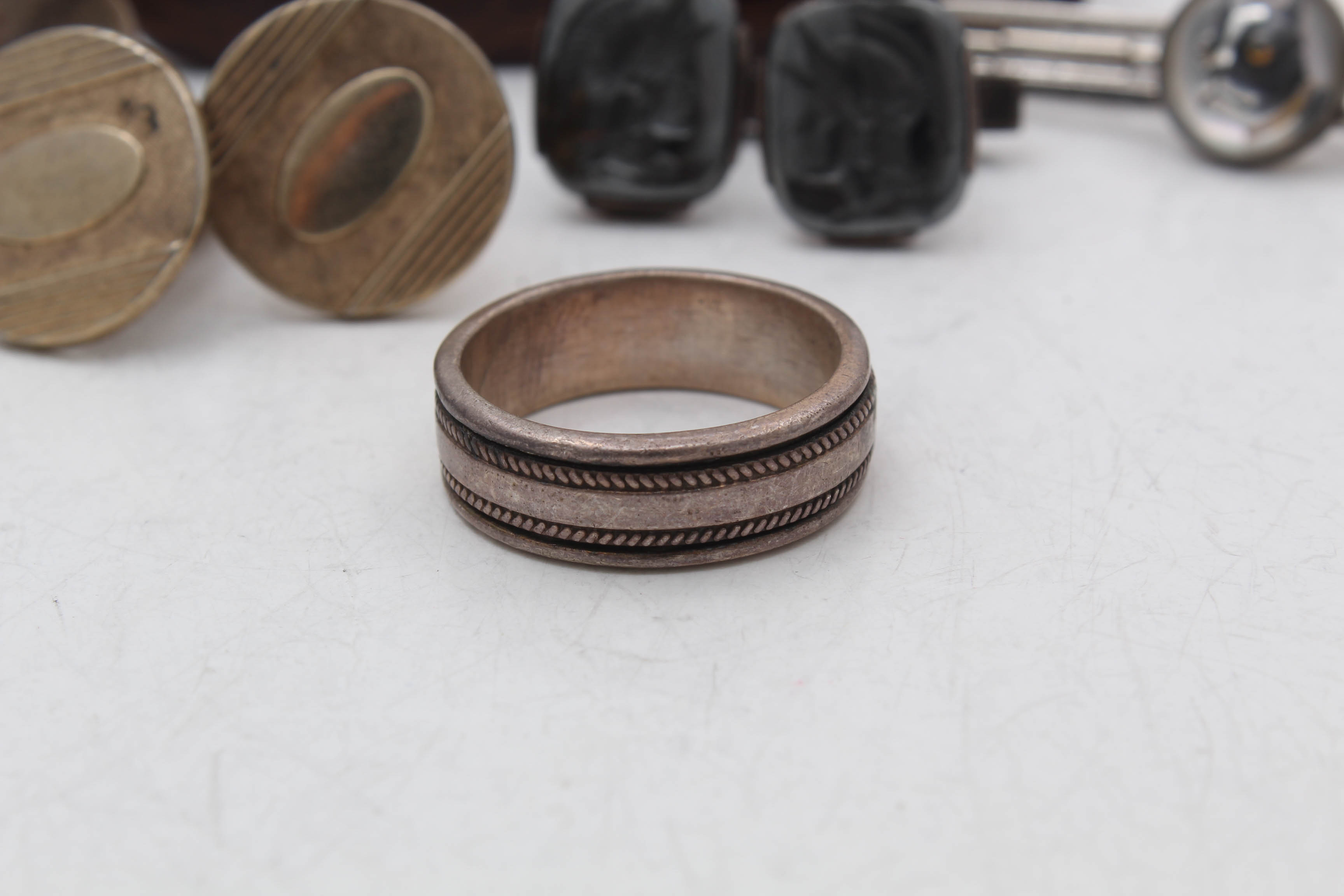 Sterling Silver Men's Jewelry Featuring Swank and Krementz