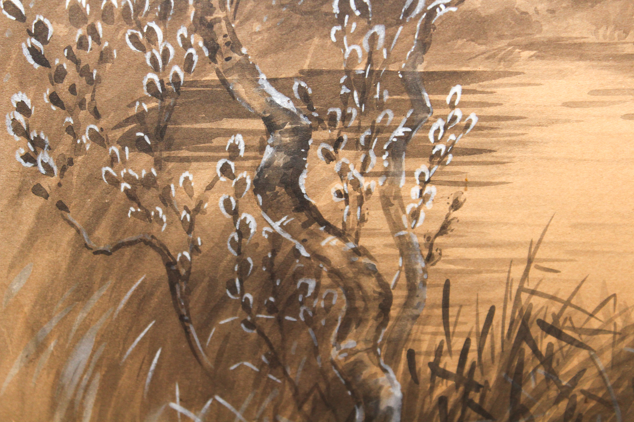 Edmund Sawyer Naturalist Watercolor