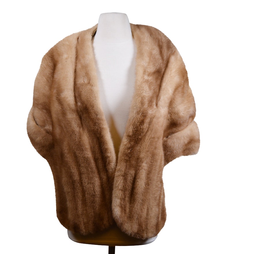 Mink Fur Stole by Pogue's, Vintage