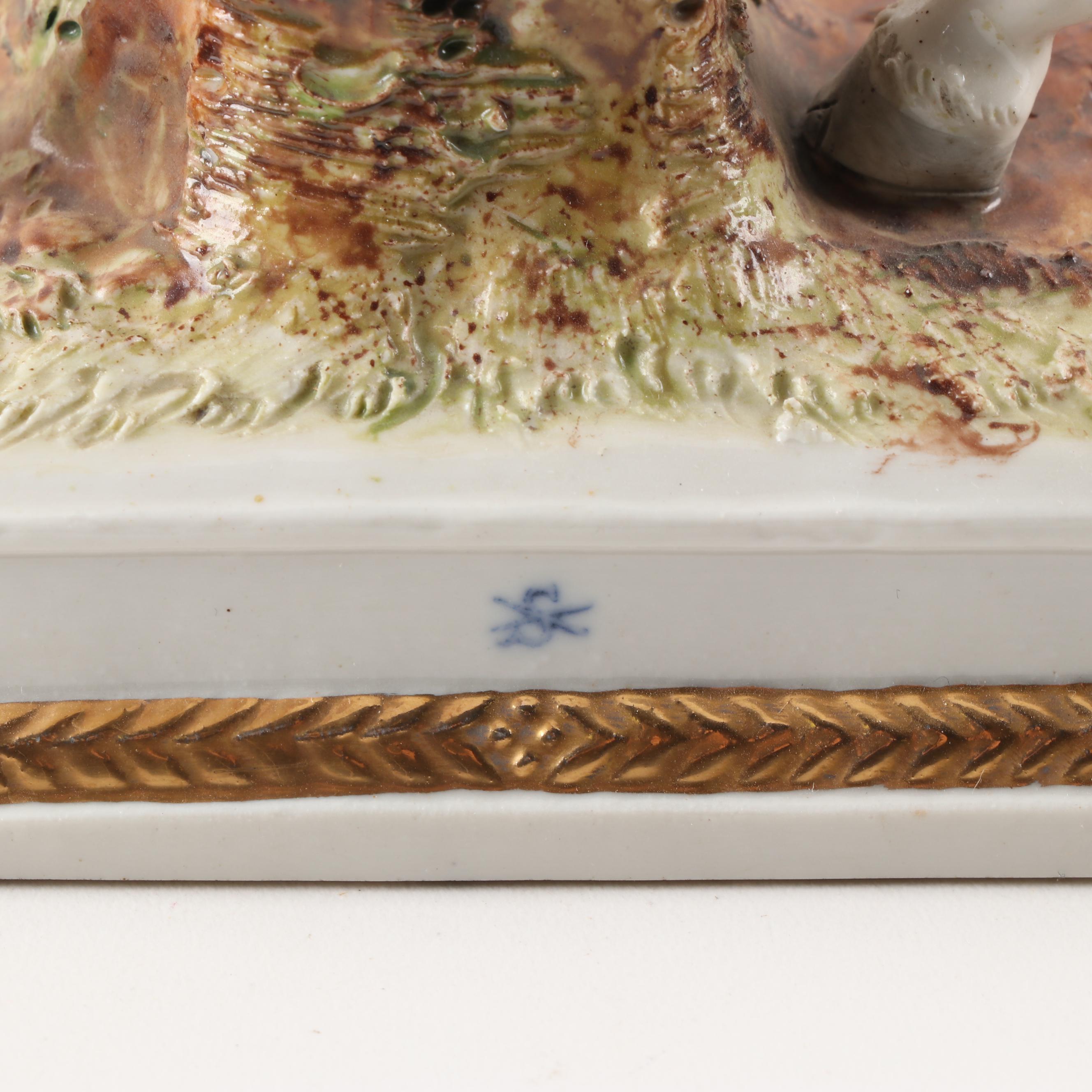 Kister Porcelain "Garde Imperiale" Soldier Figurine, Early 20th Century